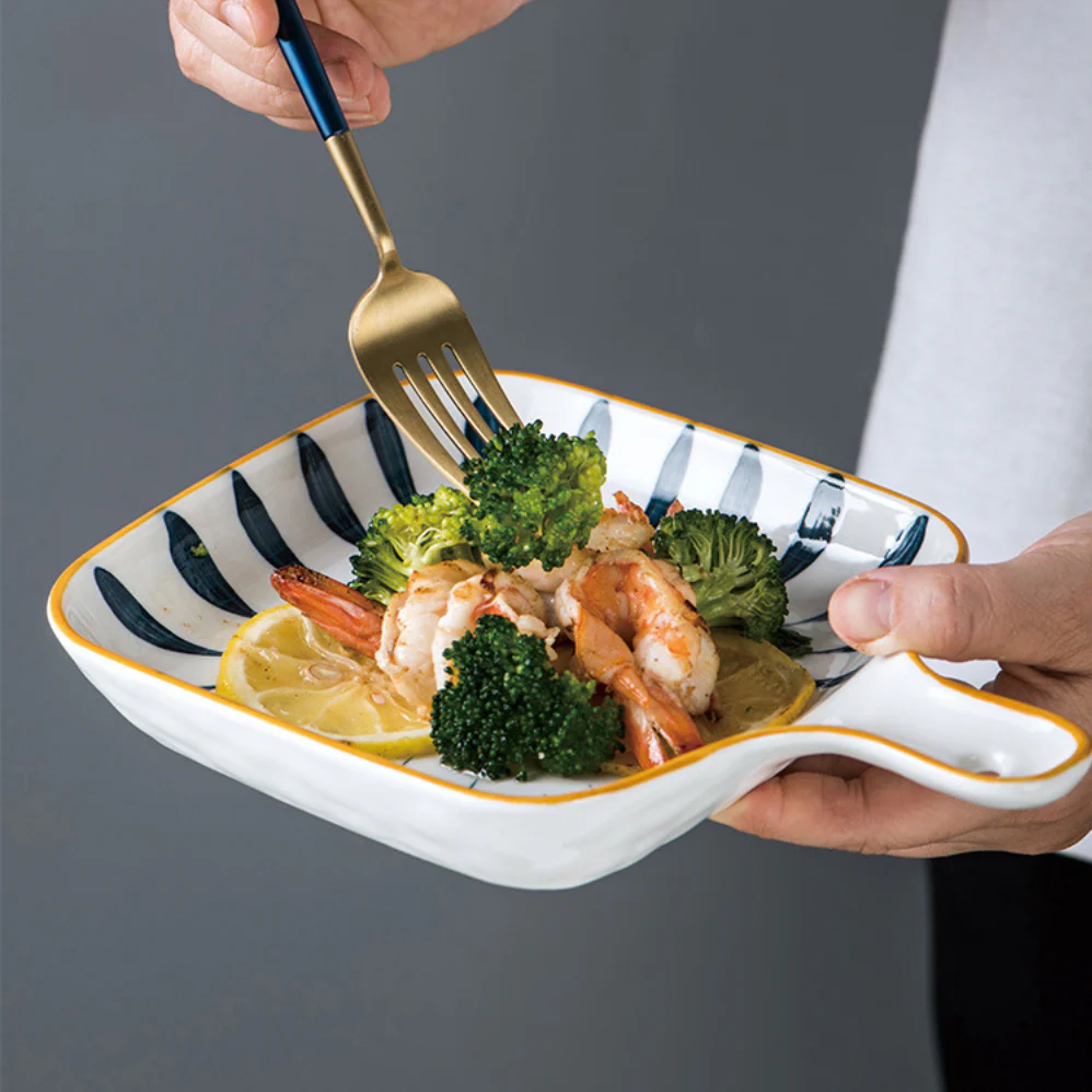 Ceramic Plate With Handle Nitori - Image 9