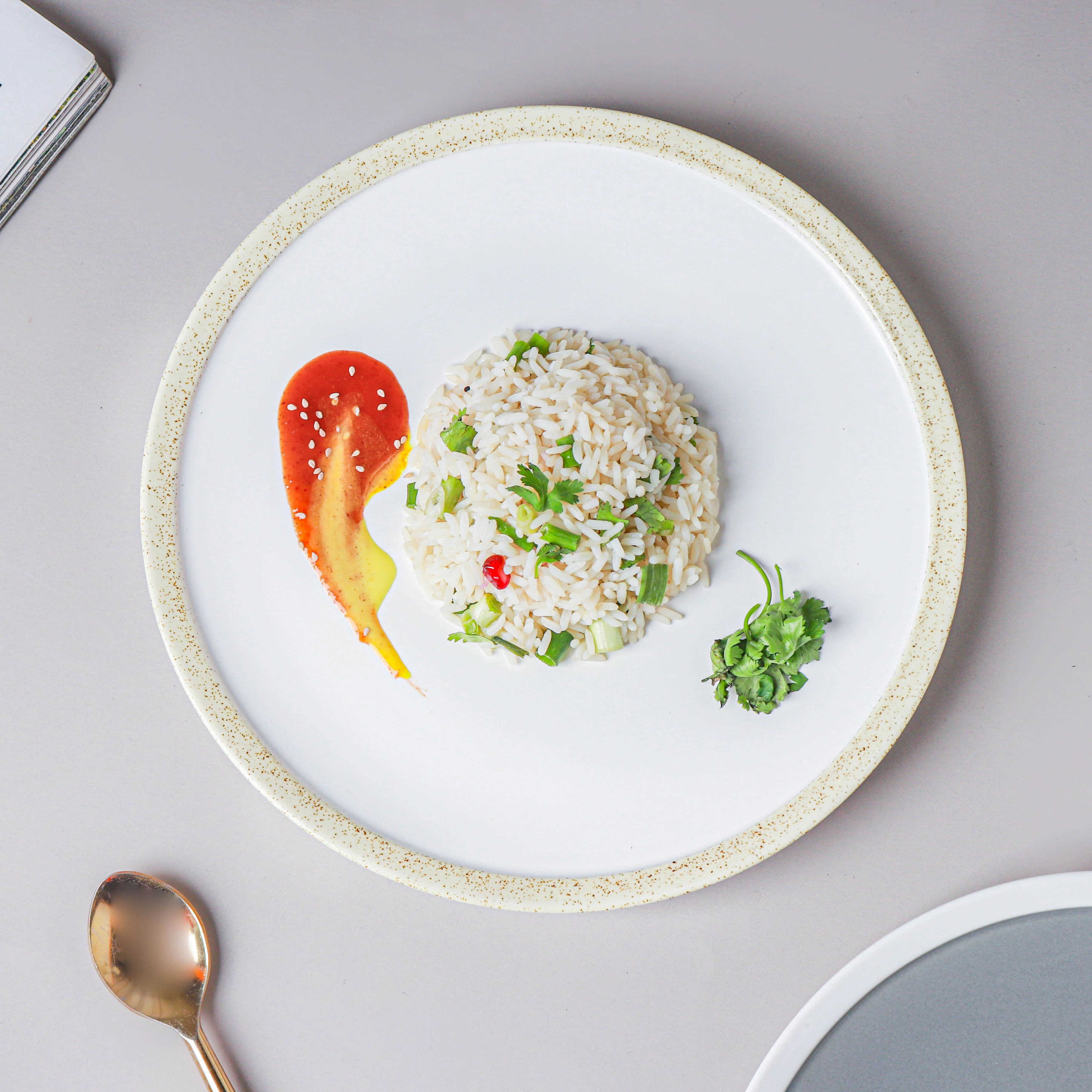 Ceramic Round Dinner Plate - Image 2