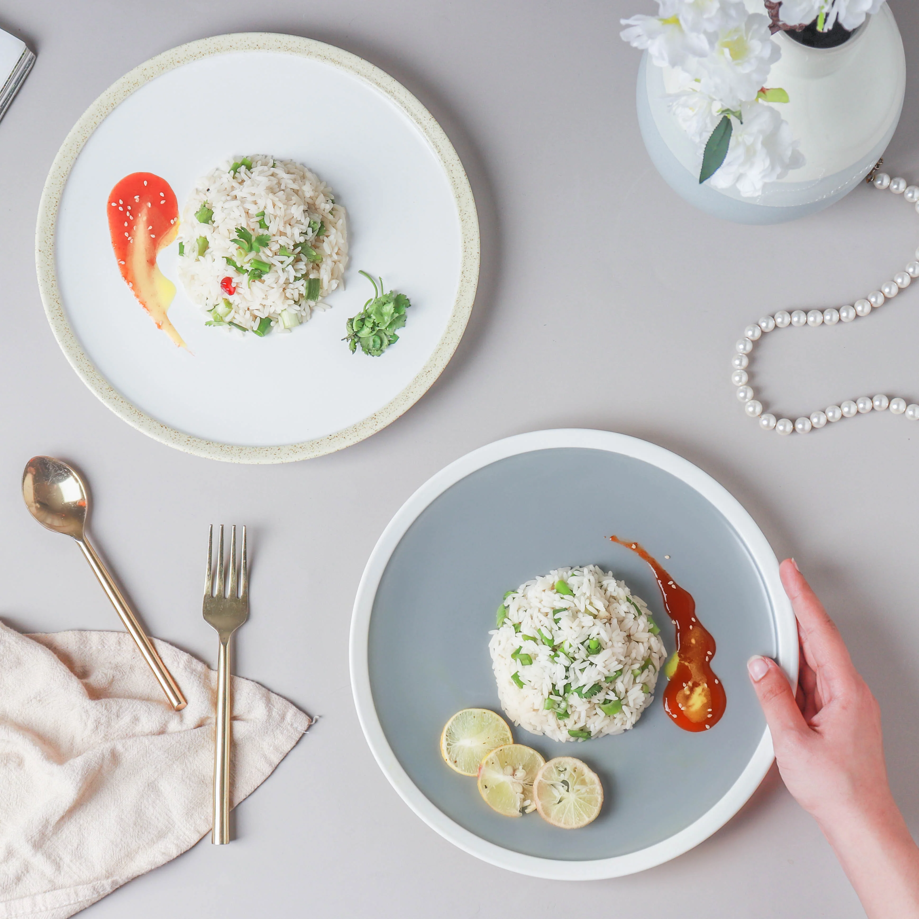 Ceramic Round Dinner Plate - Image 3