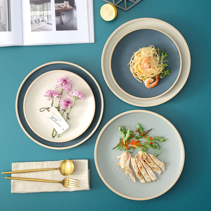 Ceramic Round Snack Plate - Image 9