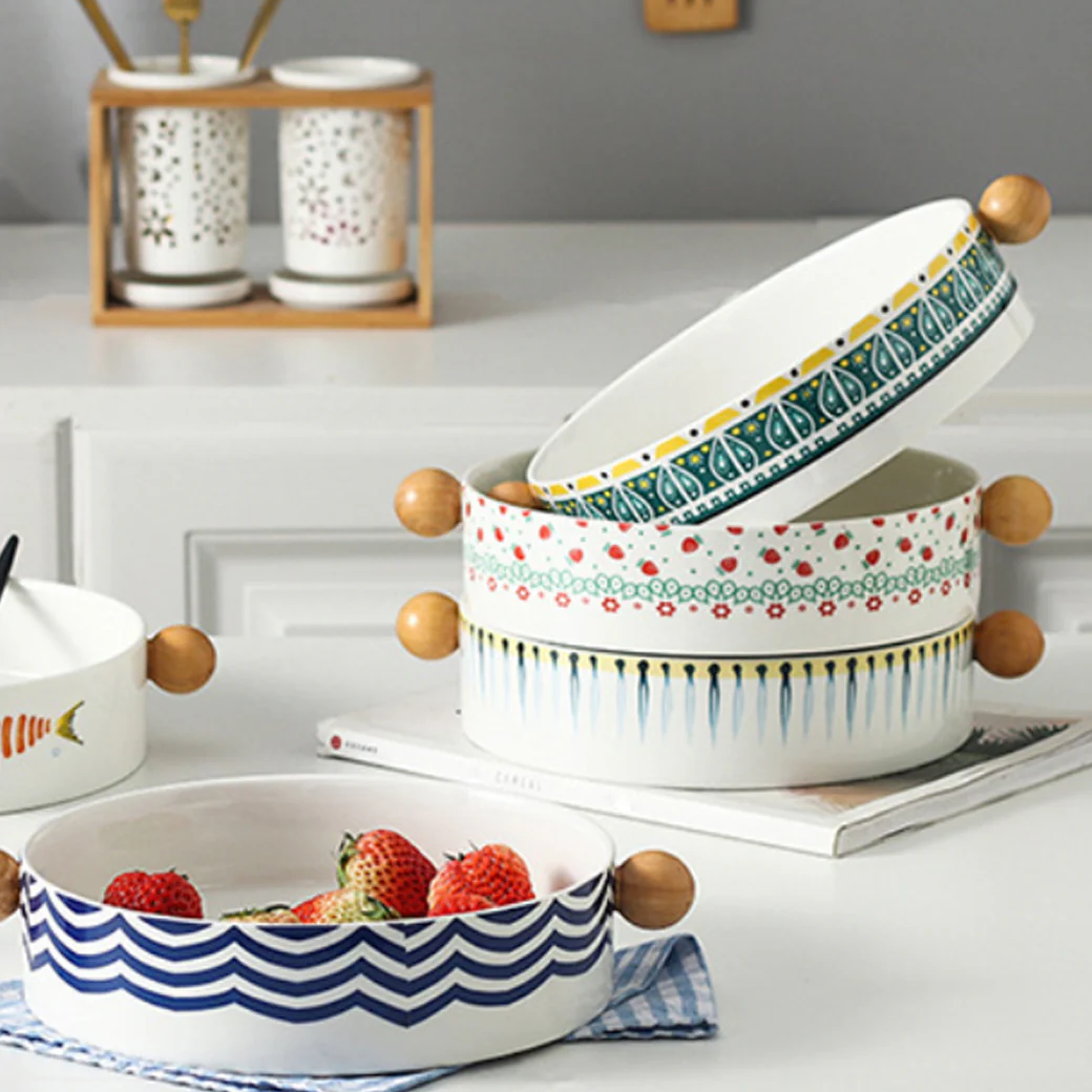 Ceramic Salad Bowl