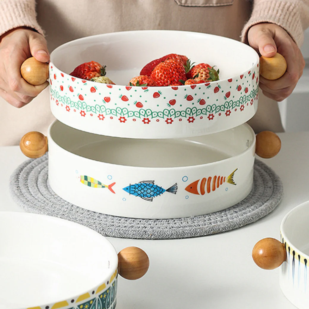Ceramic Salad Bowl - Image 10