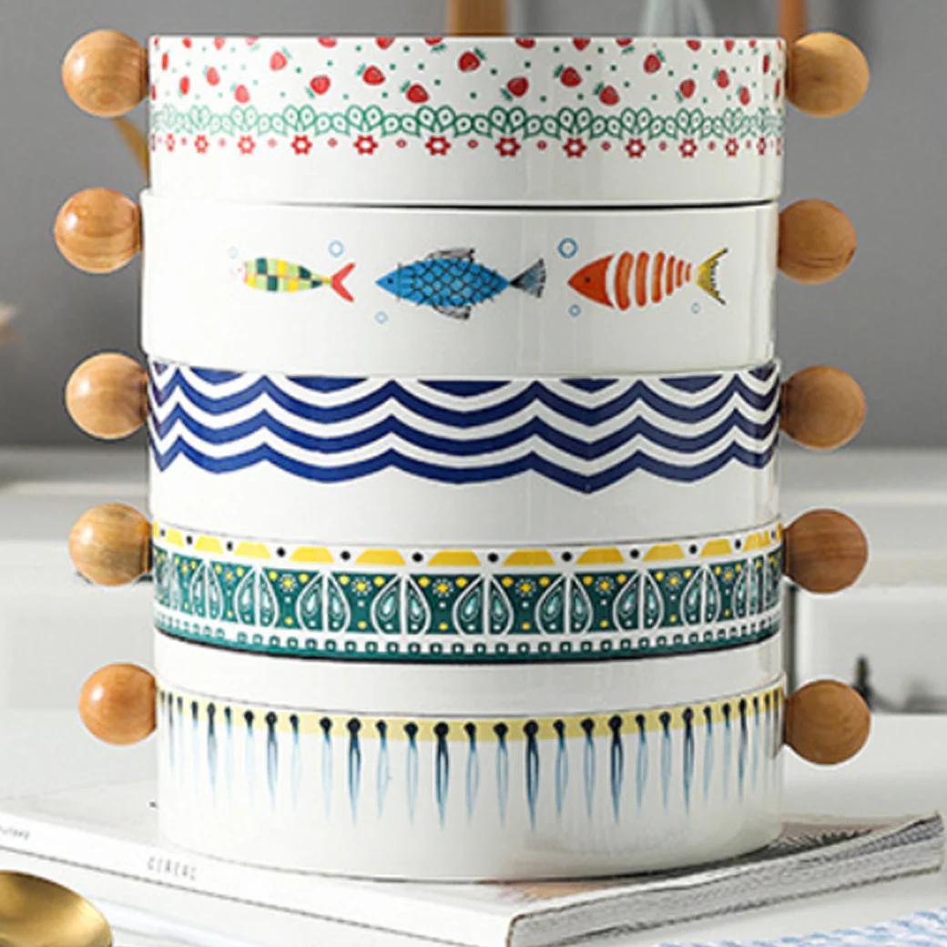 Ceramic Salad Bowl - Image 6