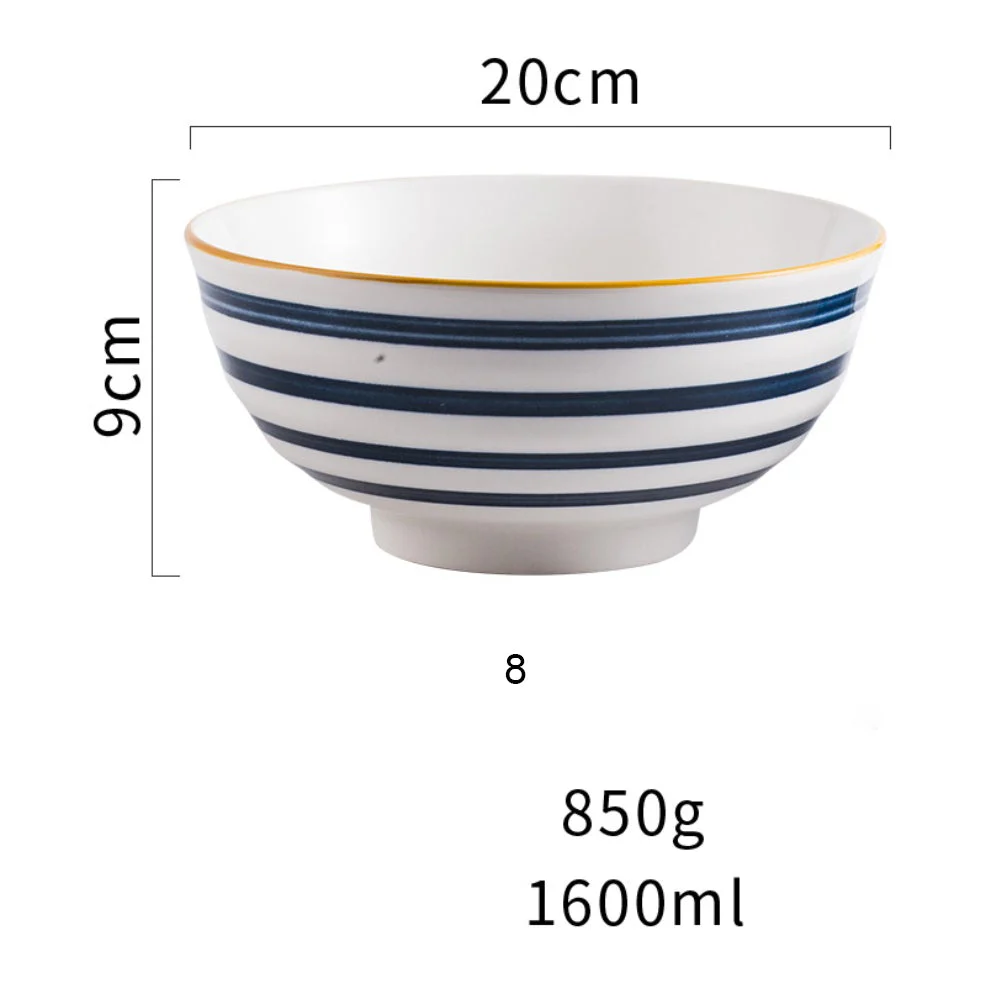 Ceramic Serving Bowls Nitori 1600 ml - Image 25