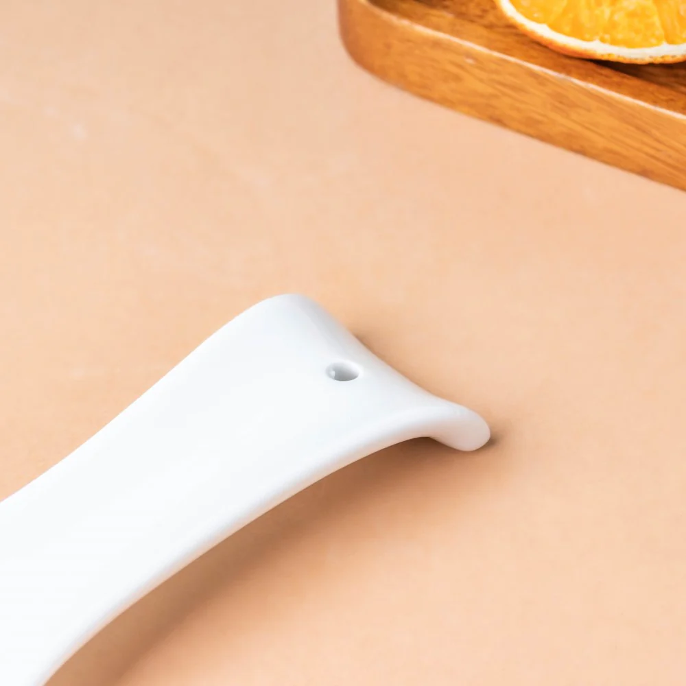 Ceramic Spoon Rest Classic White - Image 5