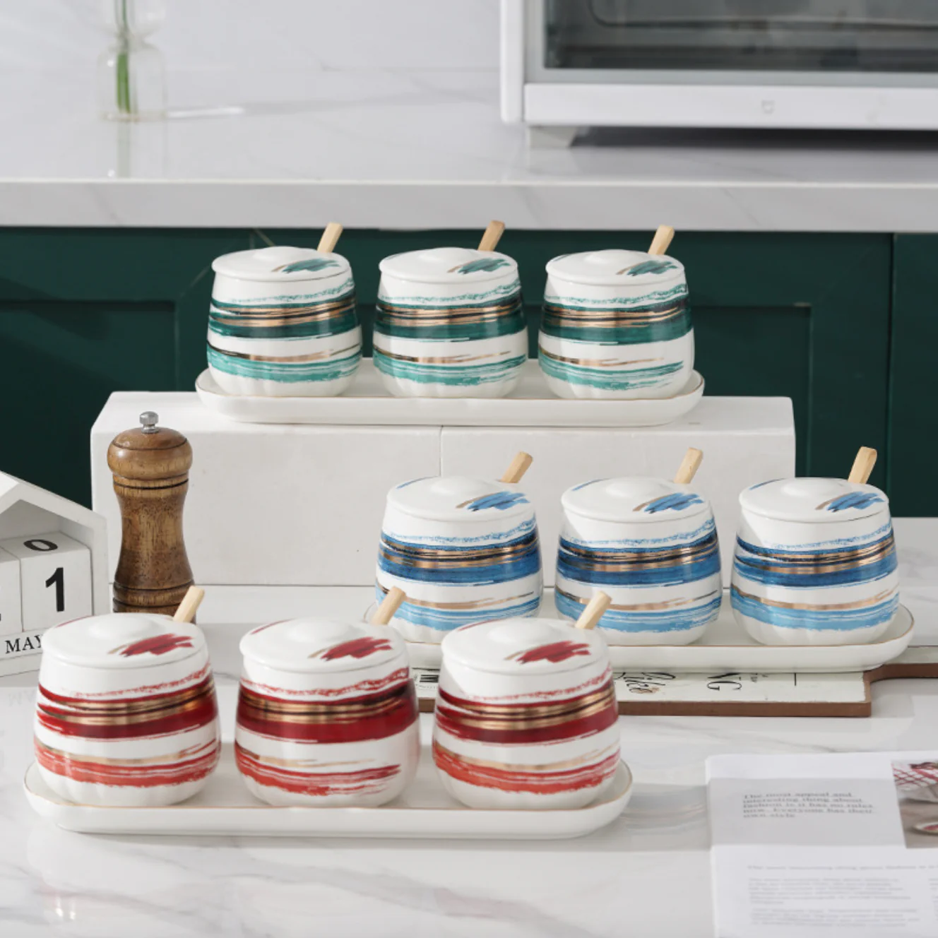 Ceramic Storage Jar Set - Image 4