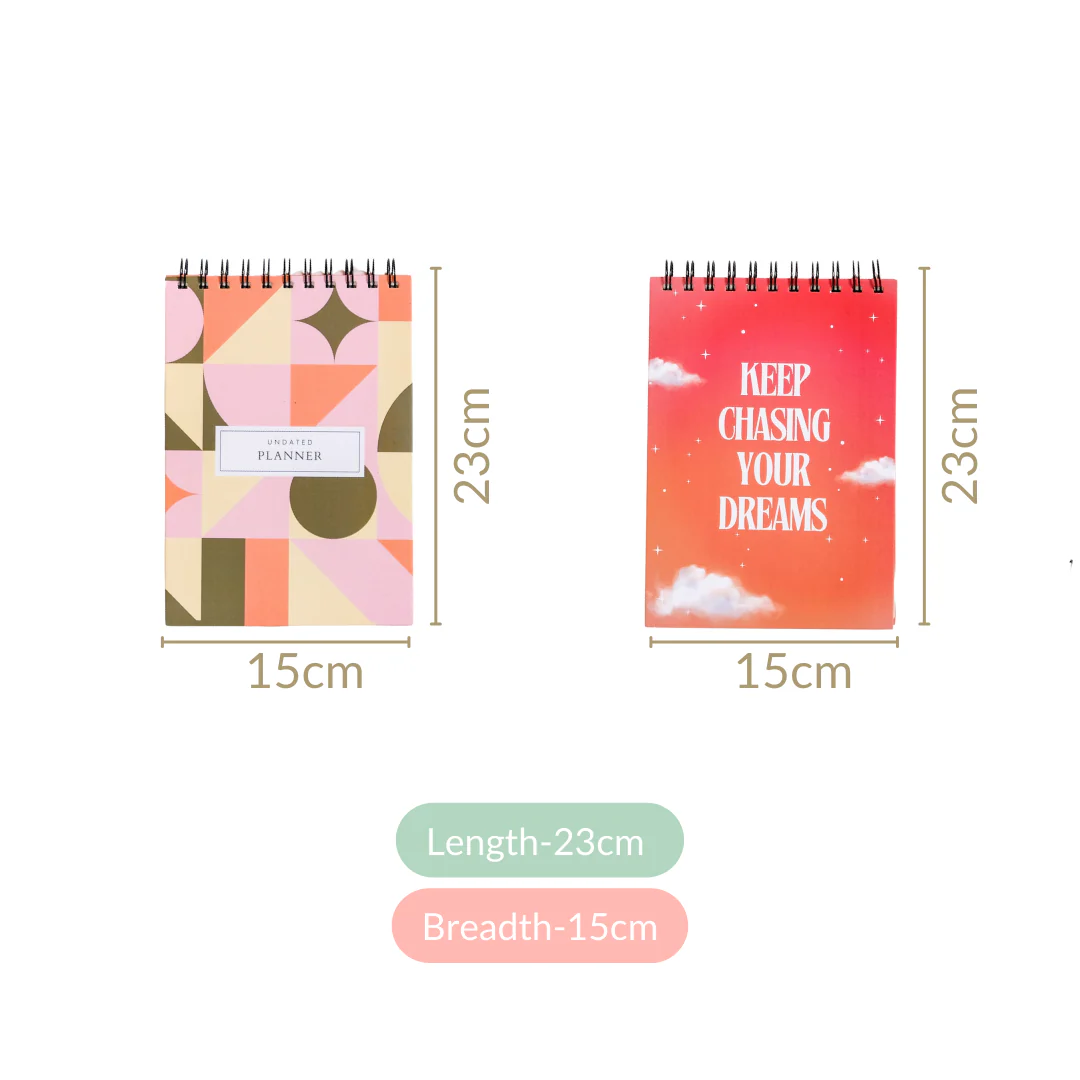Chasing Dreams Undated Planner Set Of 2 - Image 4