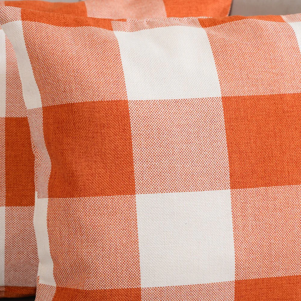 Checked Cushion Cover Set of 2 - Image 13