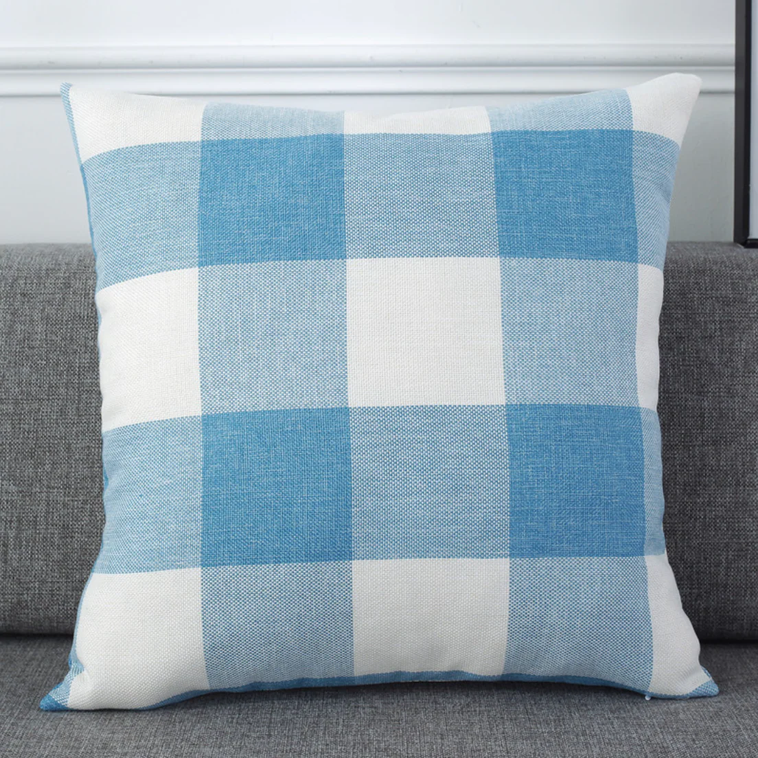 Checked Cushion Cover Set of 2 - Image 20