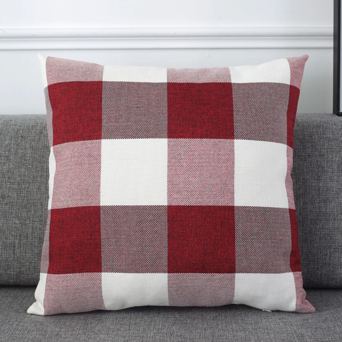 Checked Cushion Cover Set of 2 - Image 21