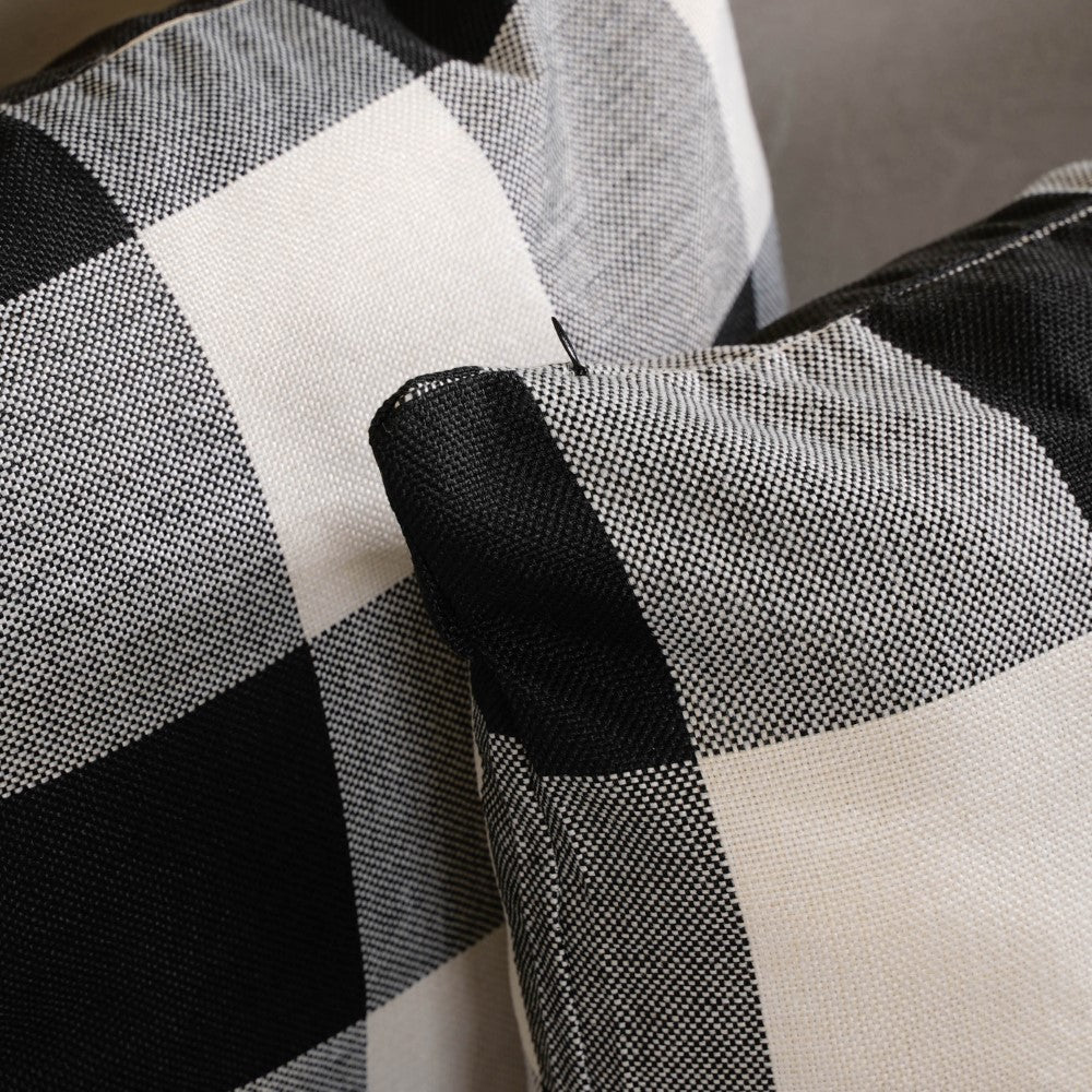 Checked Cushion Cover Set of 2 - Image 9