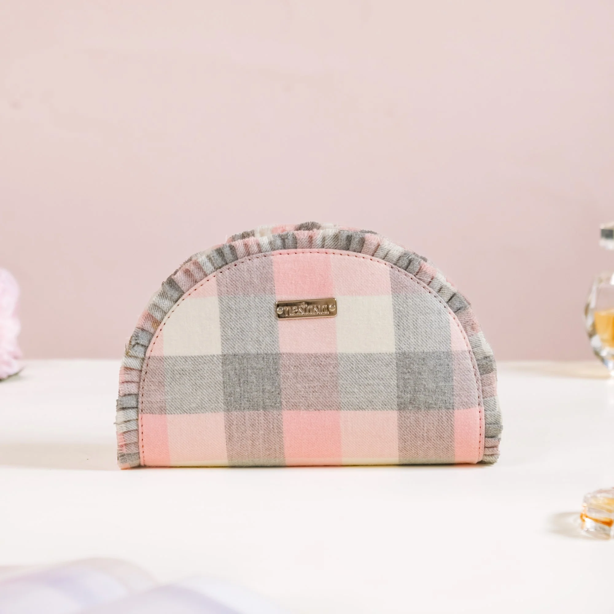Chic Cotton Makeup Pouch Set Of 2 Pink - Image 8