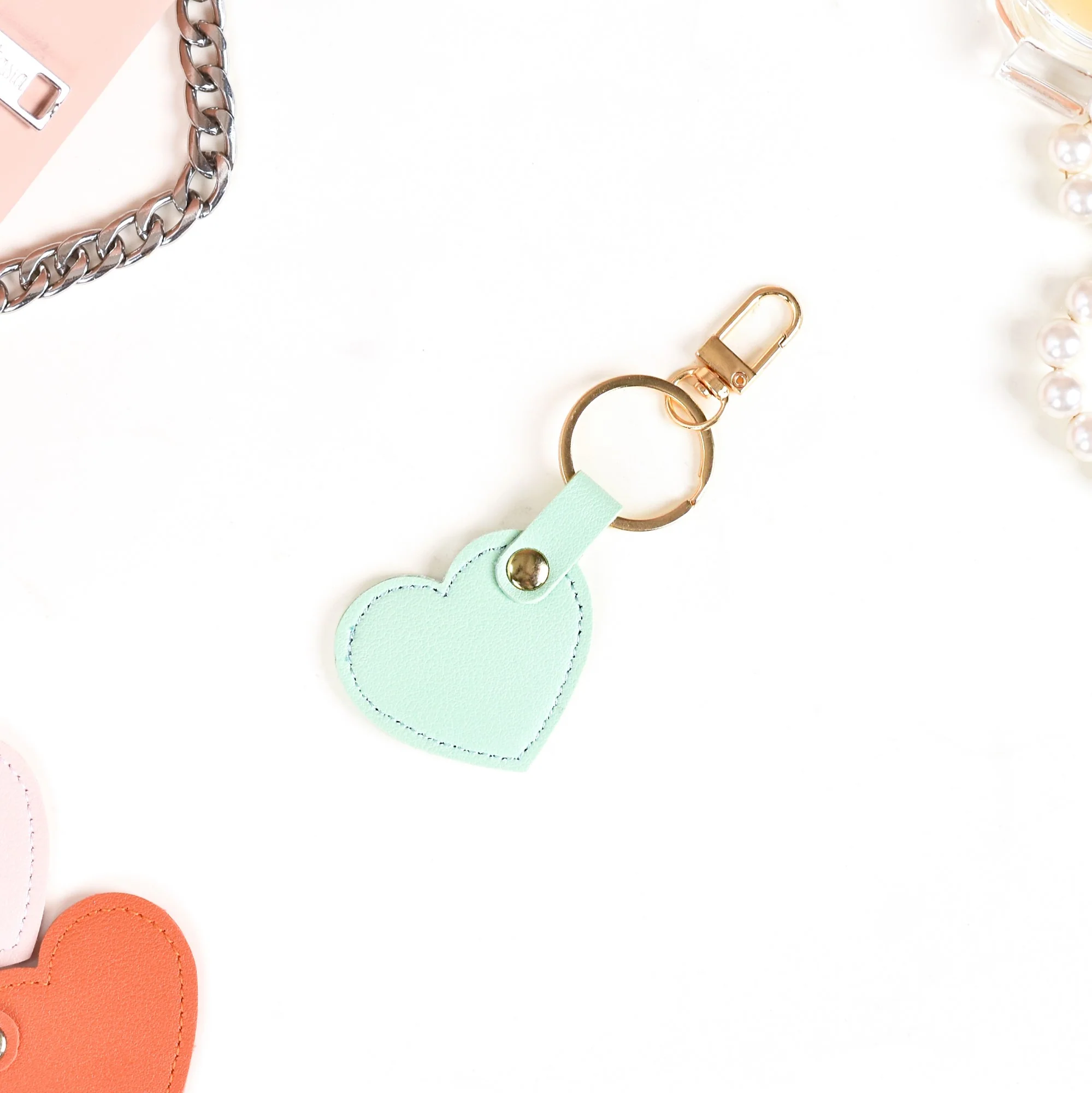 Chic Heart Keychain Set of 3 - Image 3