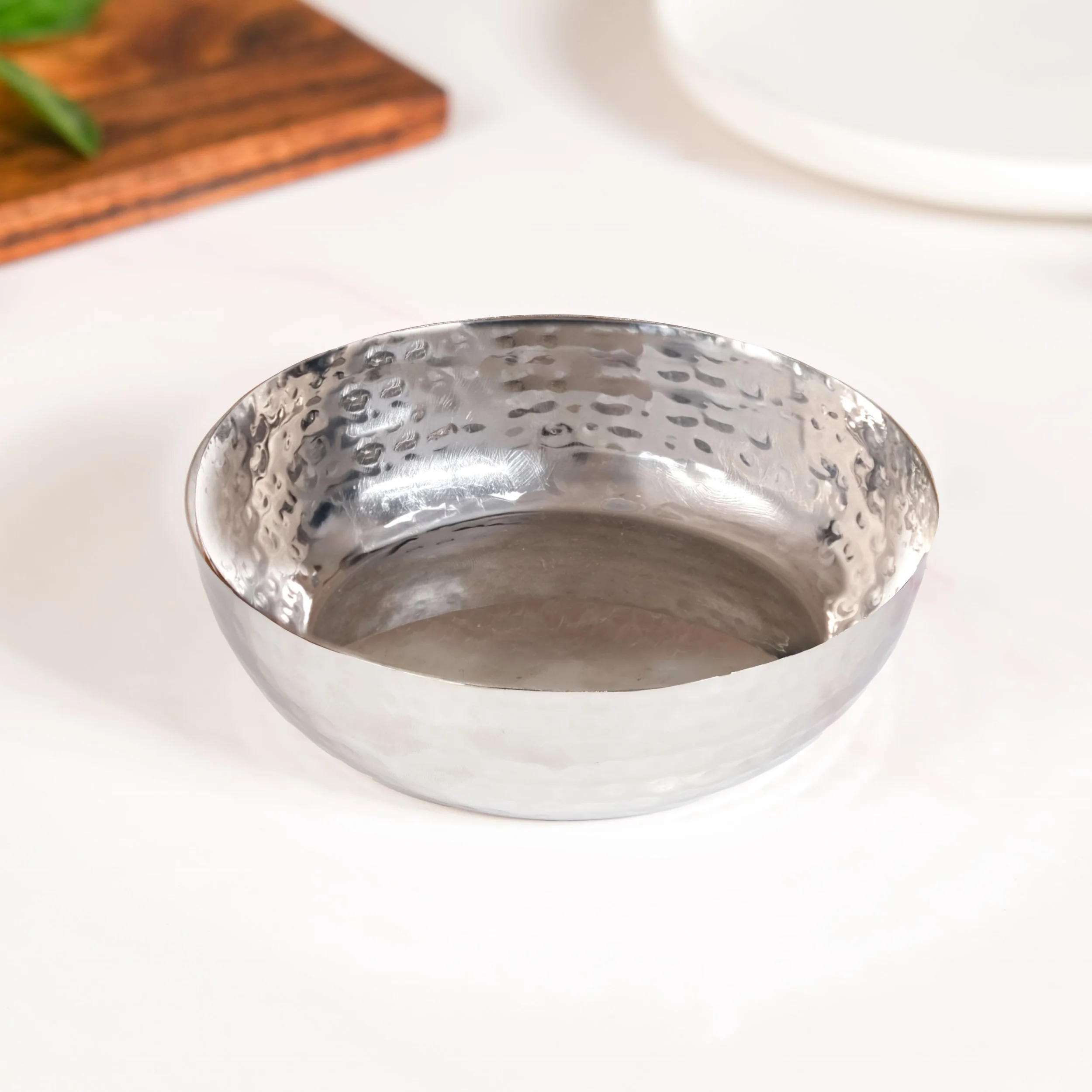 Chips And Dip Fusion Wooden Serving Platter With Steel Bowl 30cm - Image 6