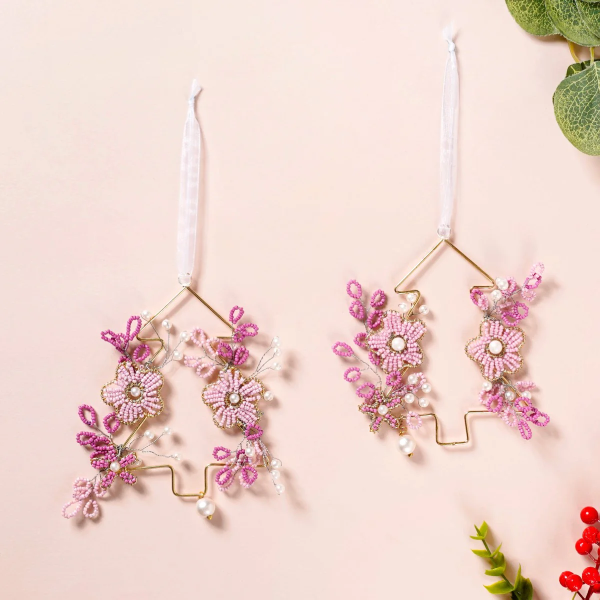 Christmas Tree Ornament Set of 2