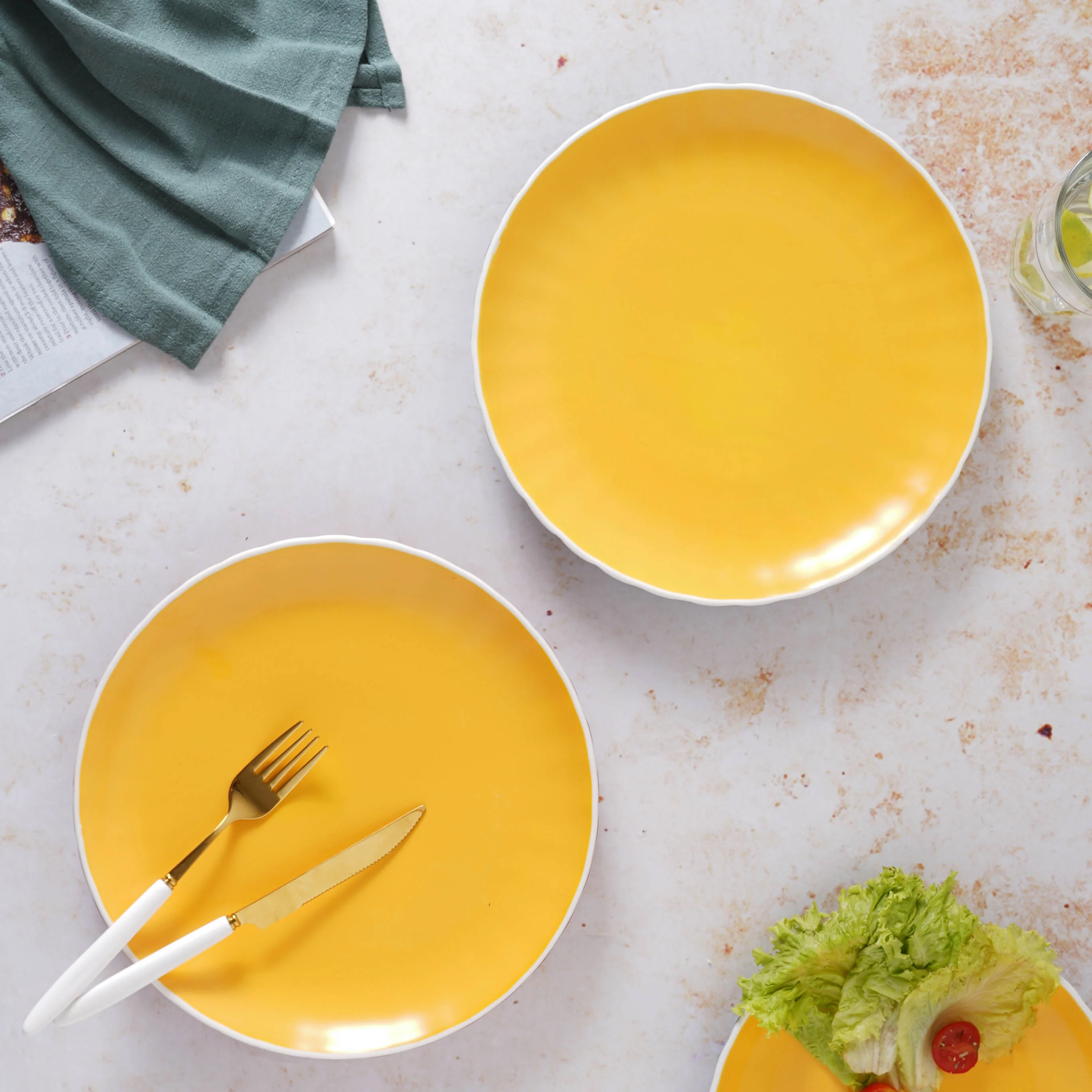 Chrome Dinner Plate 9.5 Inch - Image 8