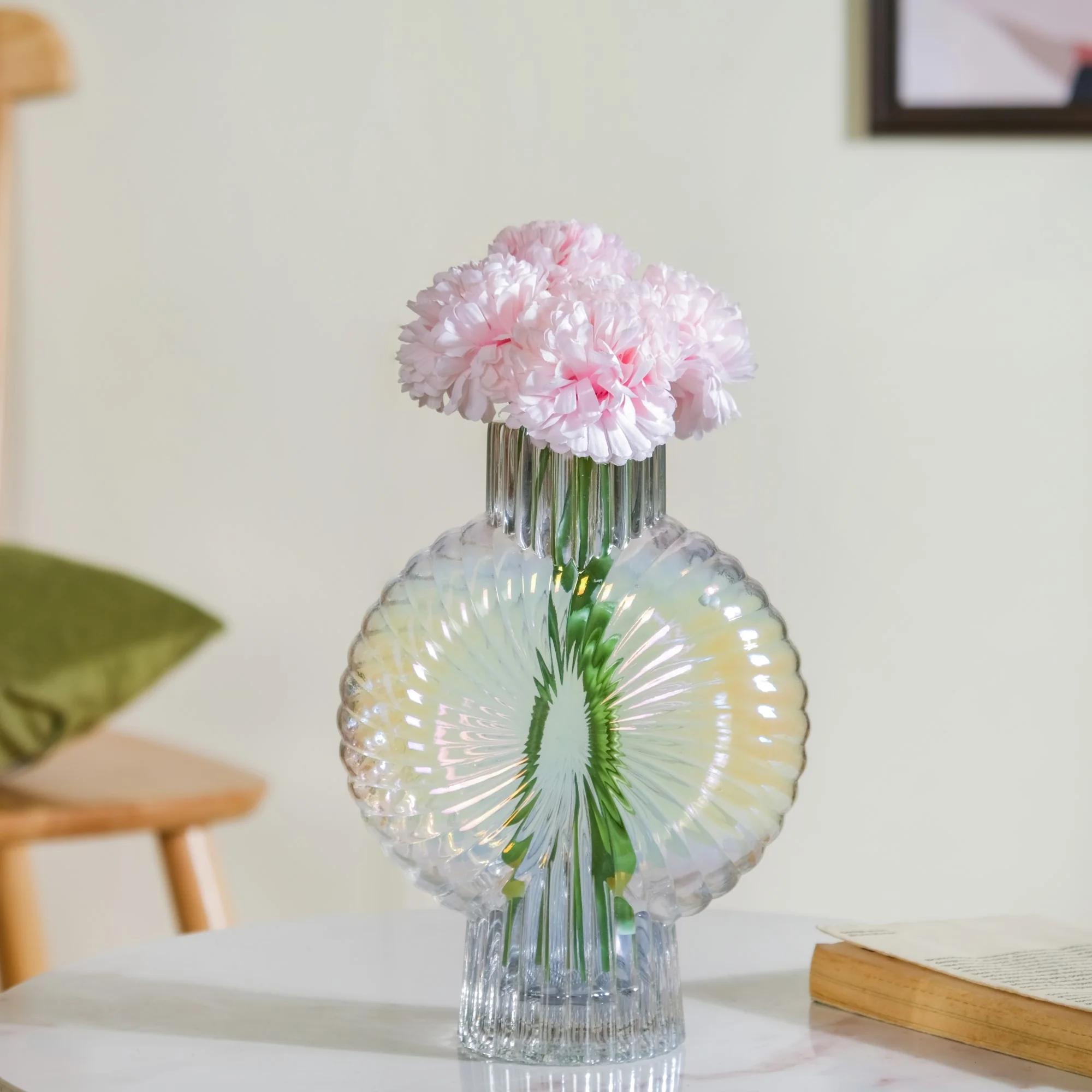 Chrysanthemum Light Pink Set Of 5