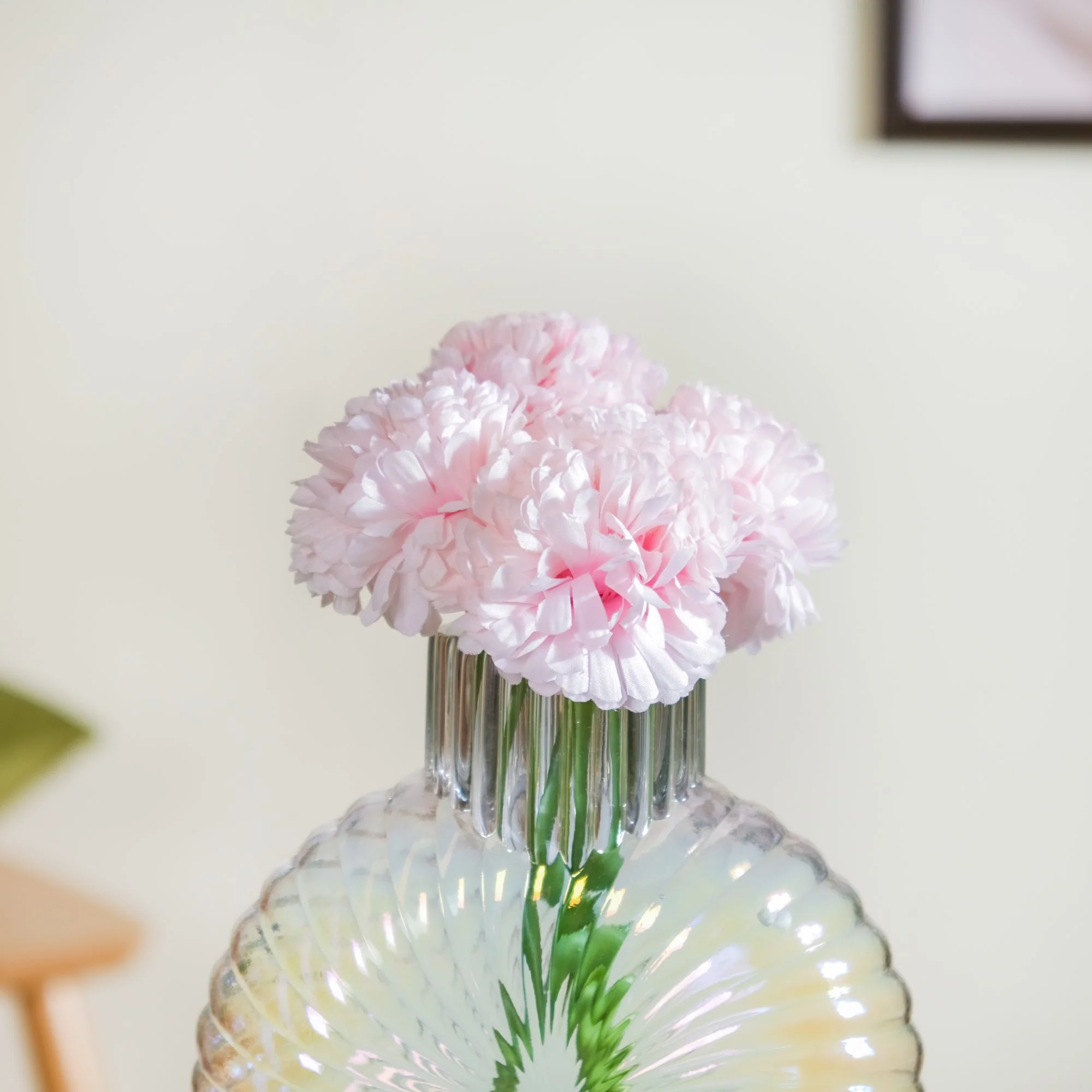 Chrysanthemum Light Pink Set Of 5 - Image 4