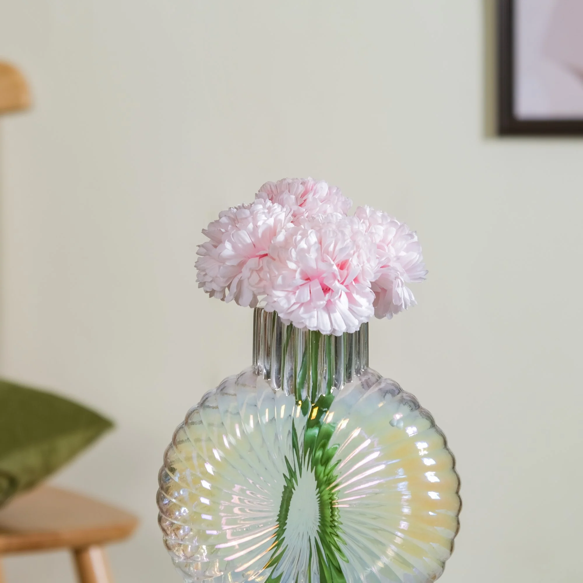 Chrysanthemum Light Pink Set Of 5 - Image 5