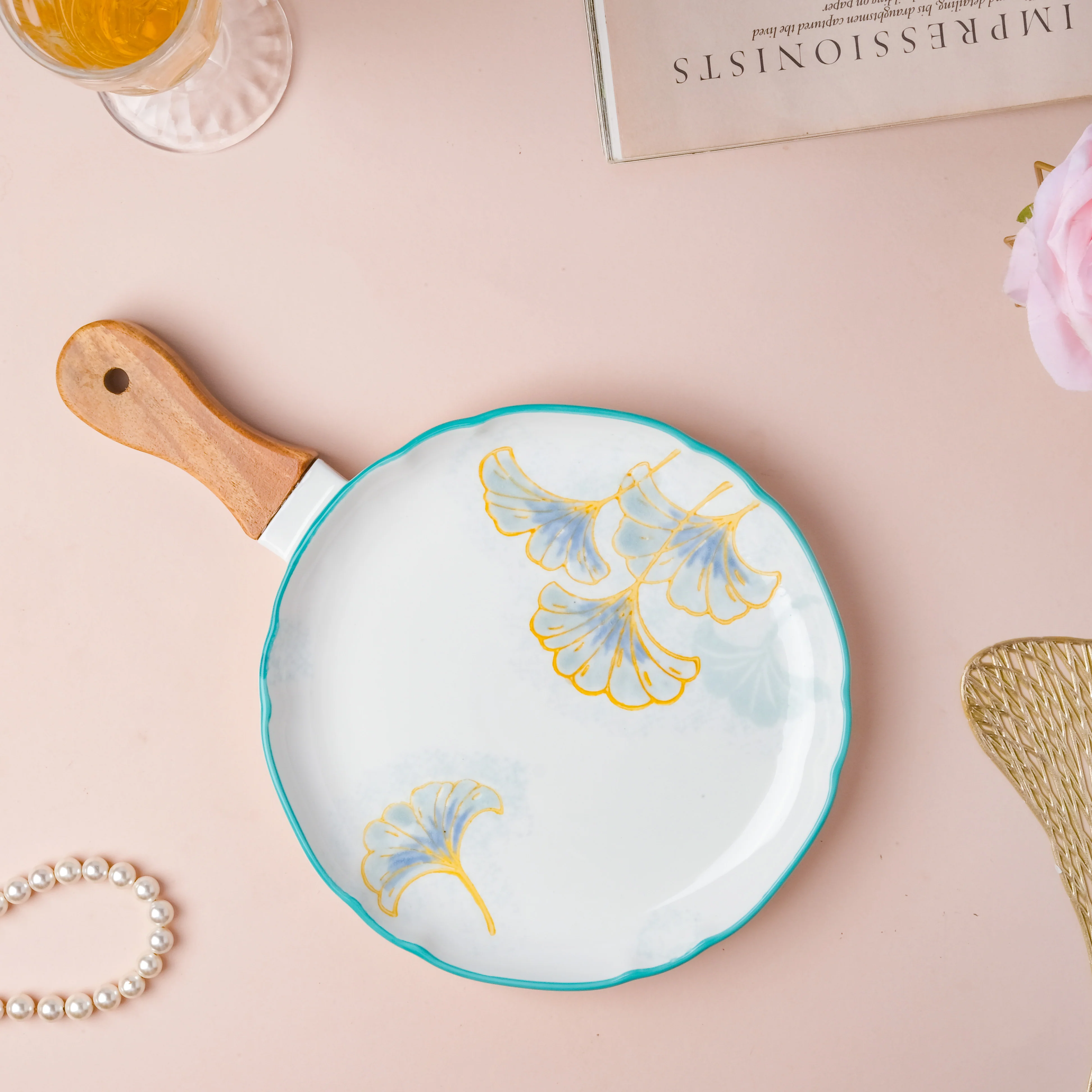 Floral Circular Bbq Plate Small - Image 3