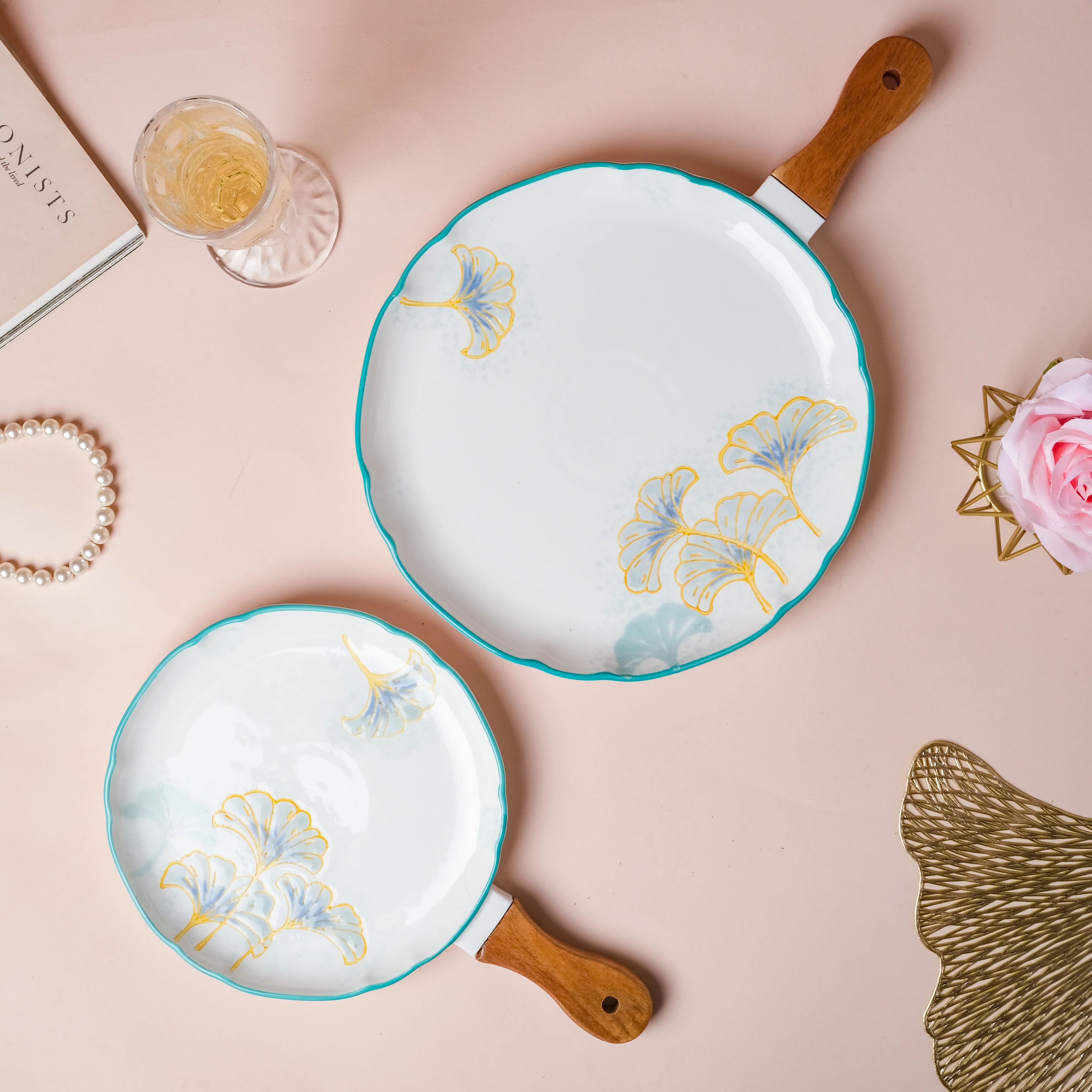 Floral Circular Bbq Plate Small - Image 6