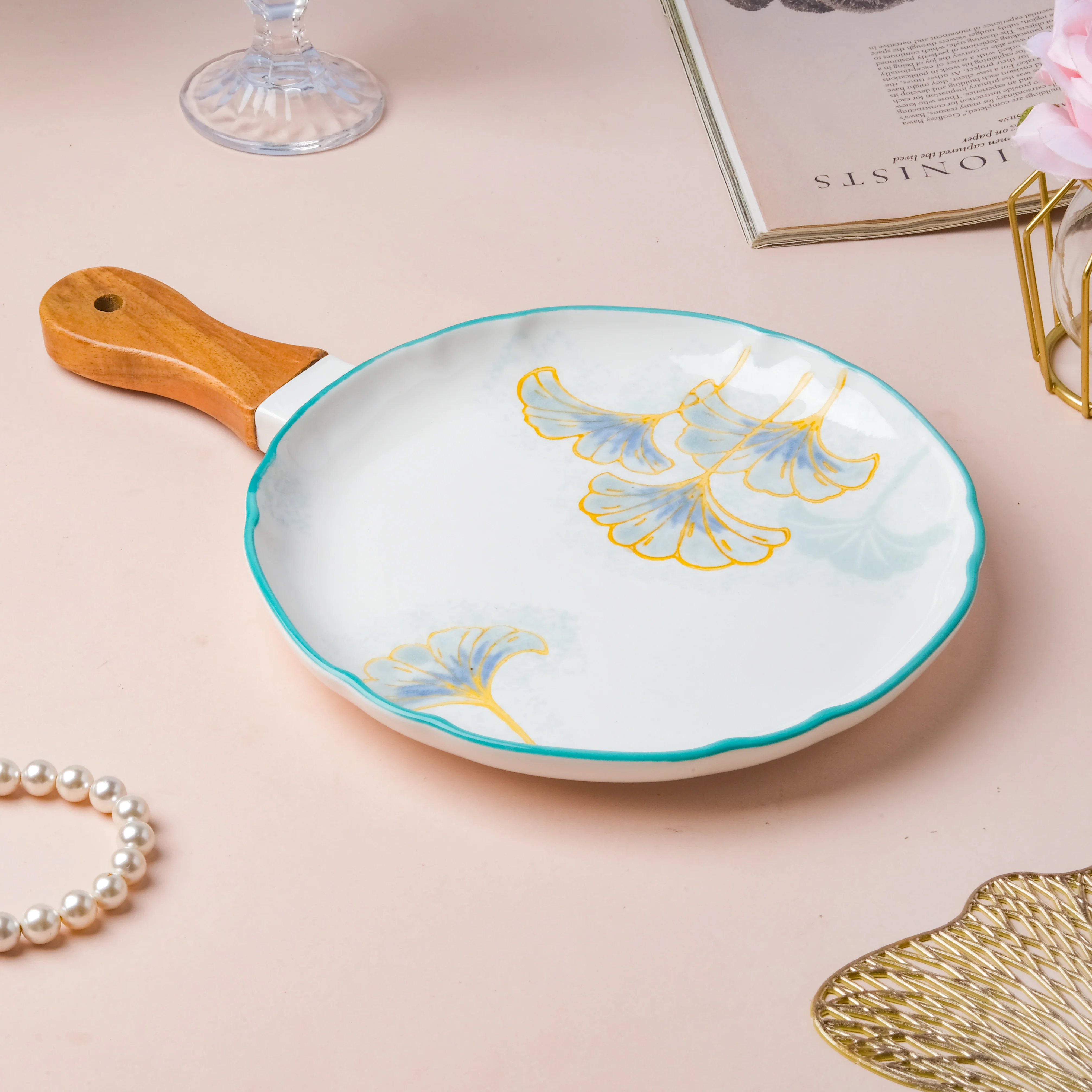 Floral Circular Bbq Plate Small - Image 8