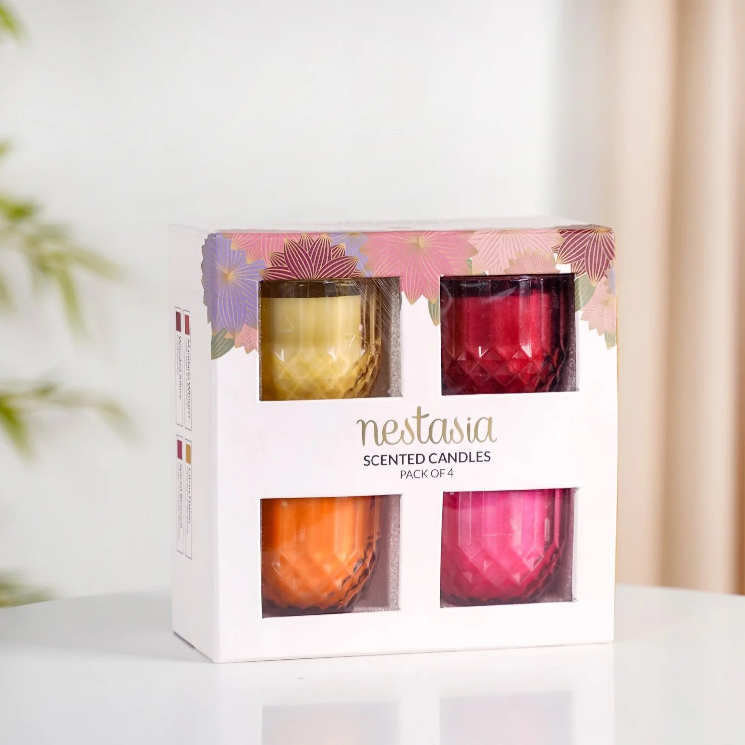 Citrus And Spice Scented Candle Set Of 4 - Image 2