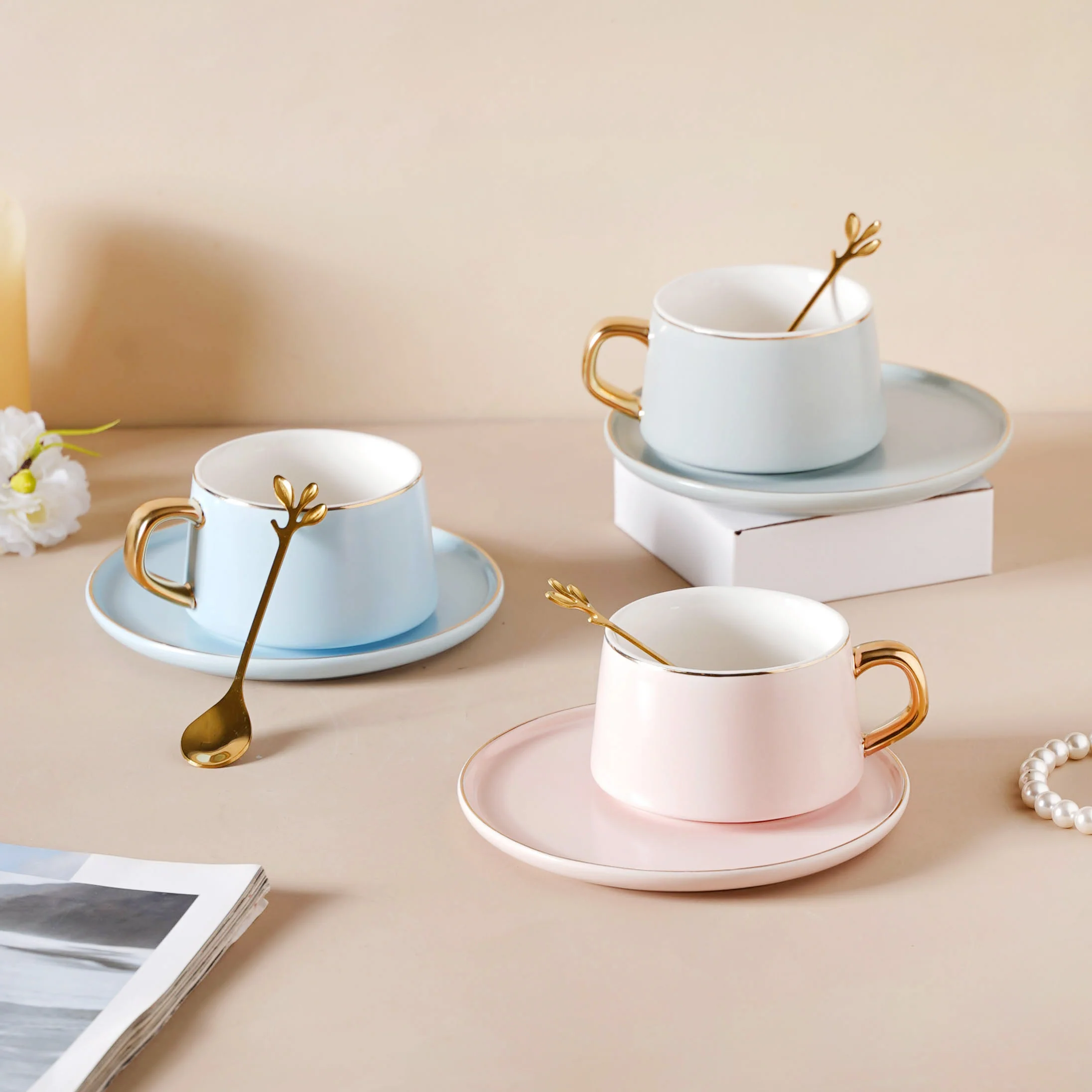 Classic Cup And Saucer Set - Image 9