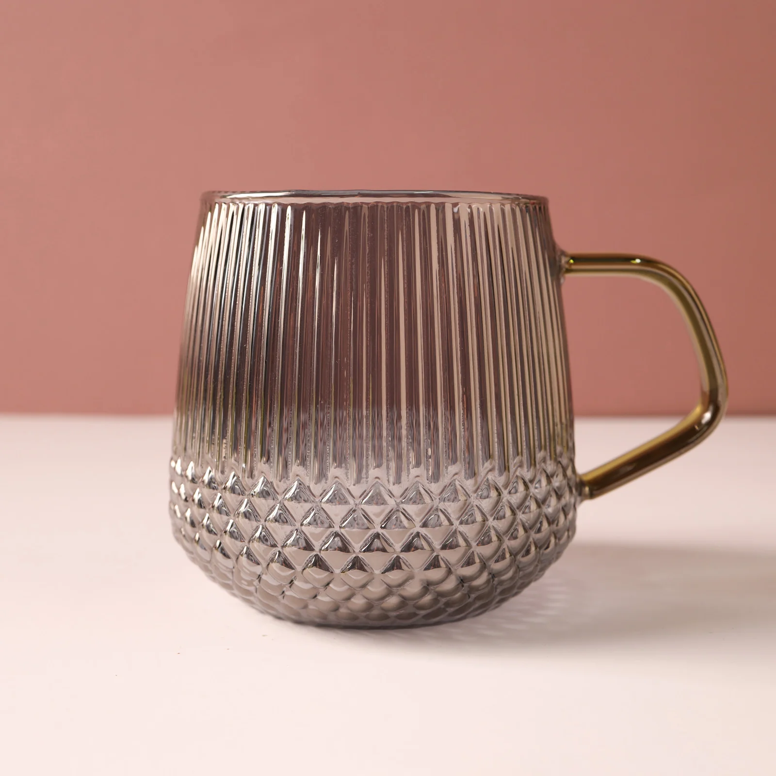 Classic Glass Tea Set of 5 - Grey - Image 2