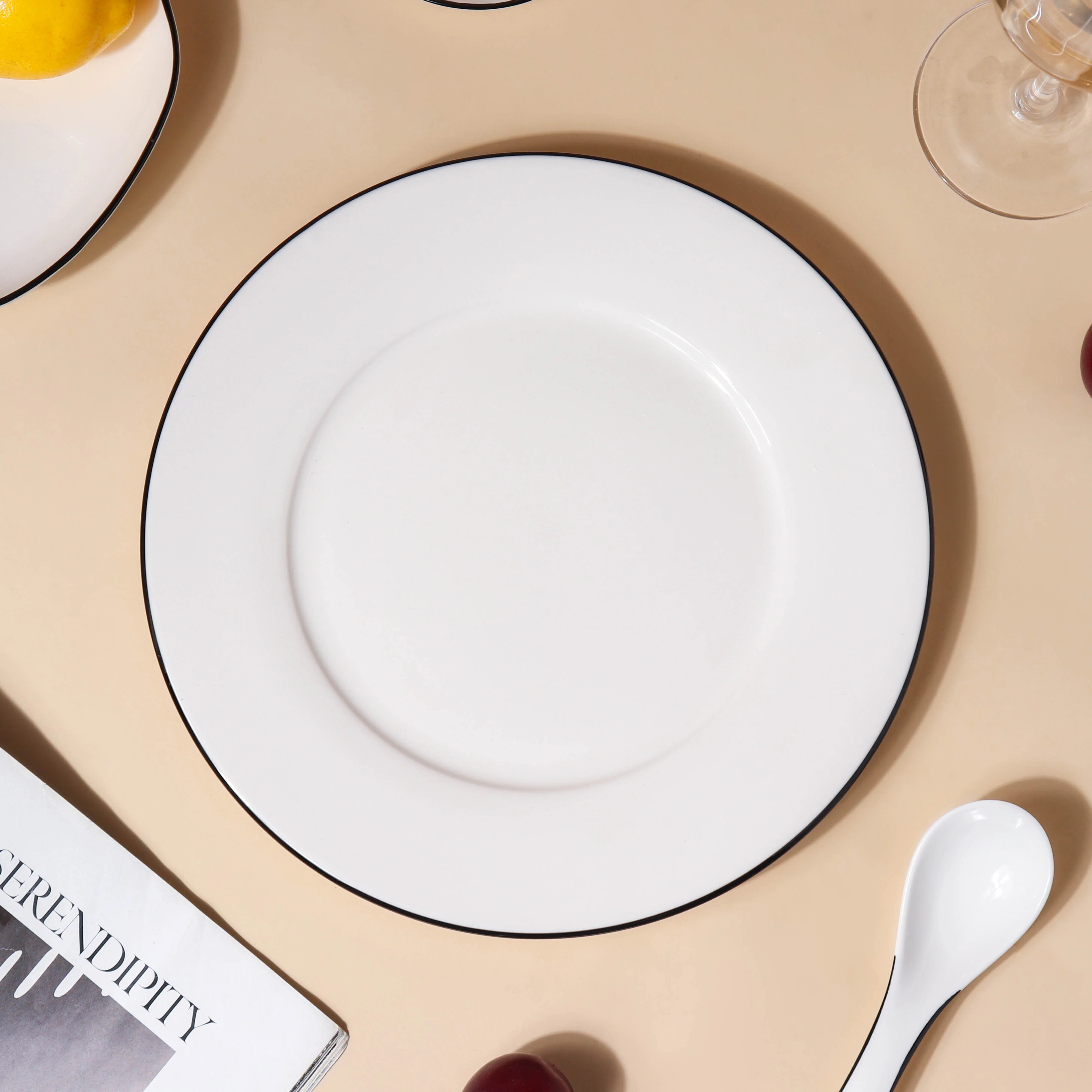 Classic White 36 Piece Dinner Set For 8 - Image 10