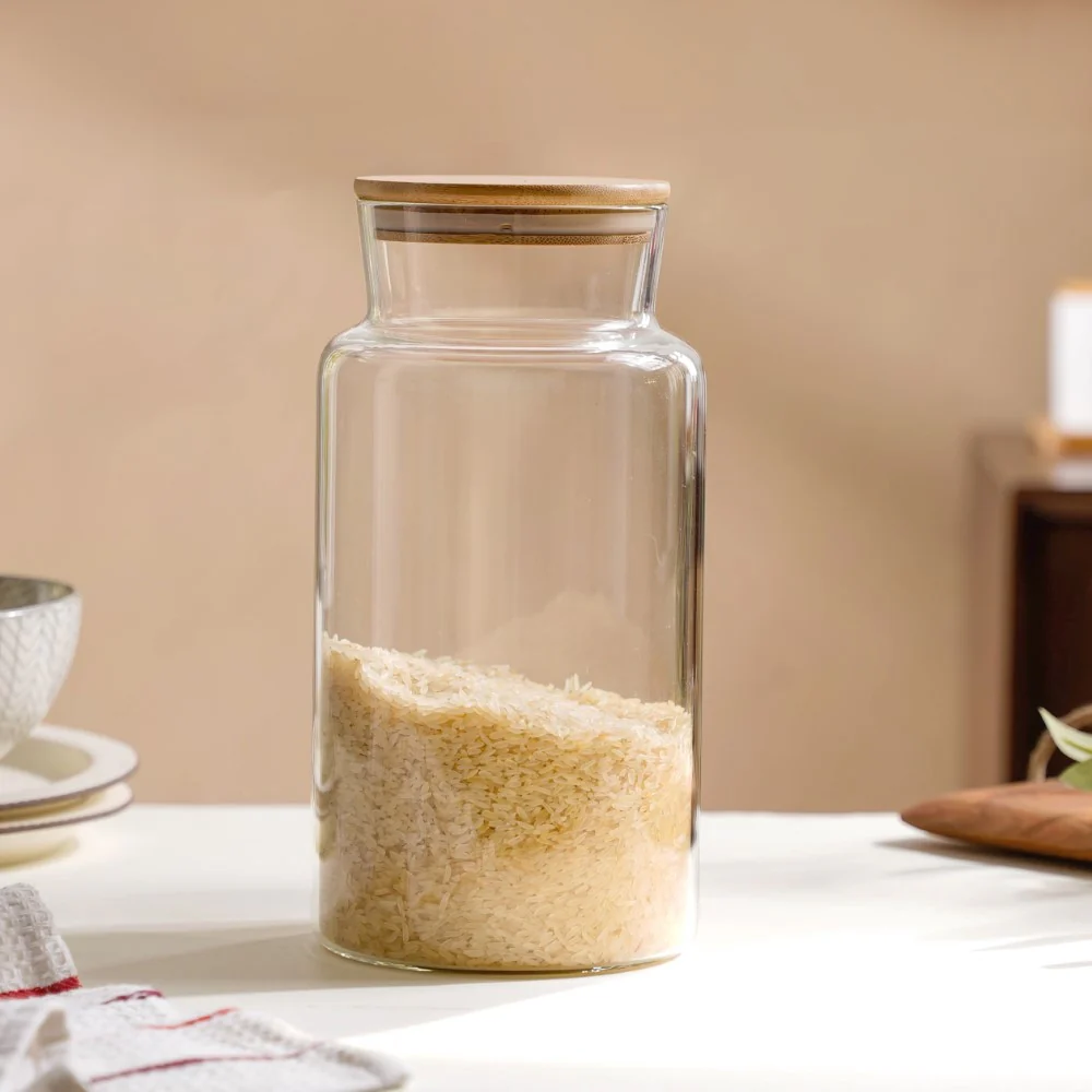 Clear Glass Airtight Container With Lid Large 2.25 L - Image 12