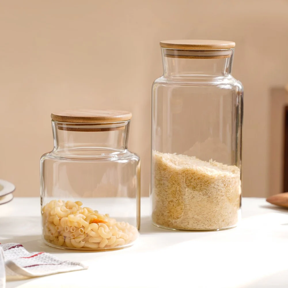 Clear Glass Airtight Container With Lid Large 2.25 L - Image 13