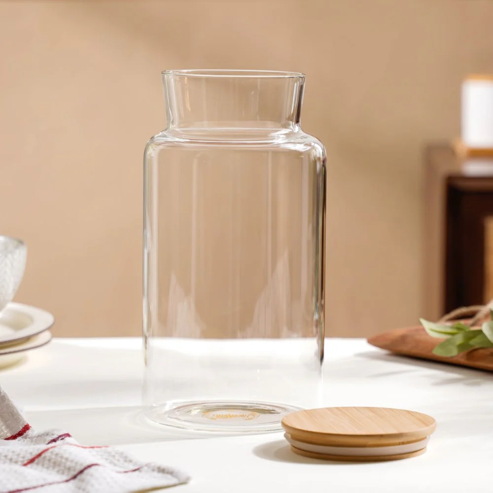 Clear Glass Airtight Container With Lid Large 2.25 L - Image 5