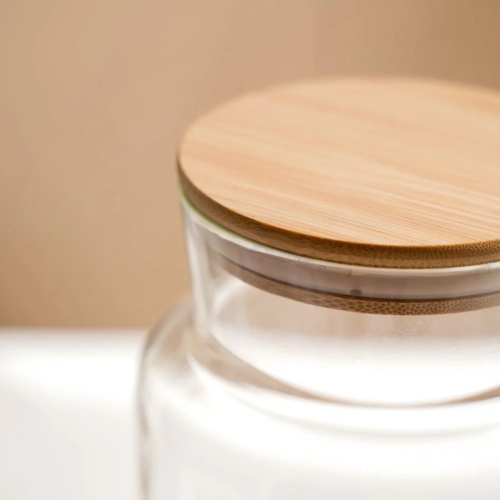 Clear Glass Airtight Container With Lid Large 2.25 L - Image 8