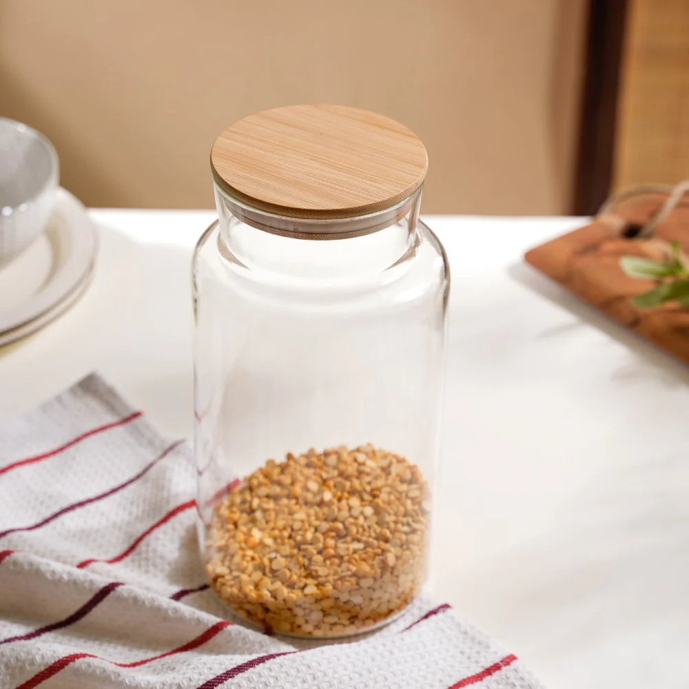 Clear Glass Airtight Container With Lid Large 2.25 L - Image 9