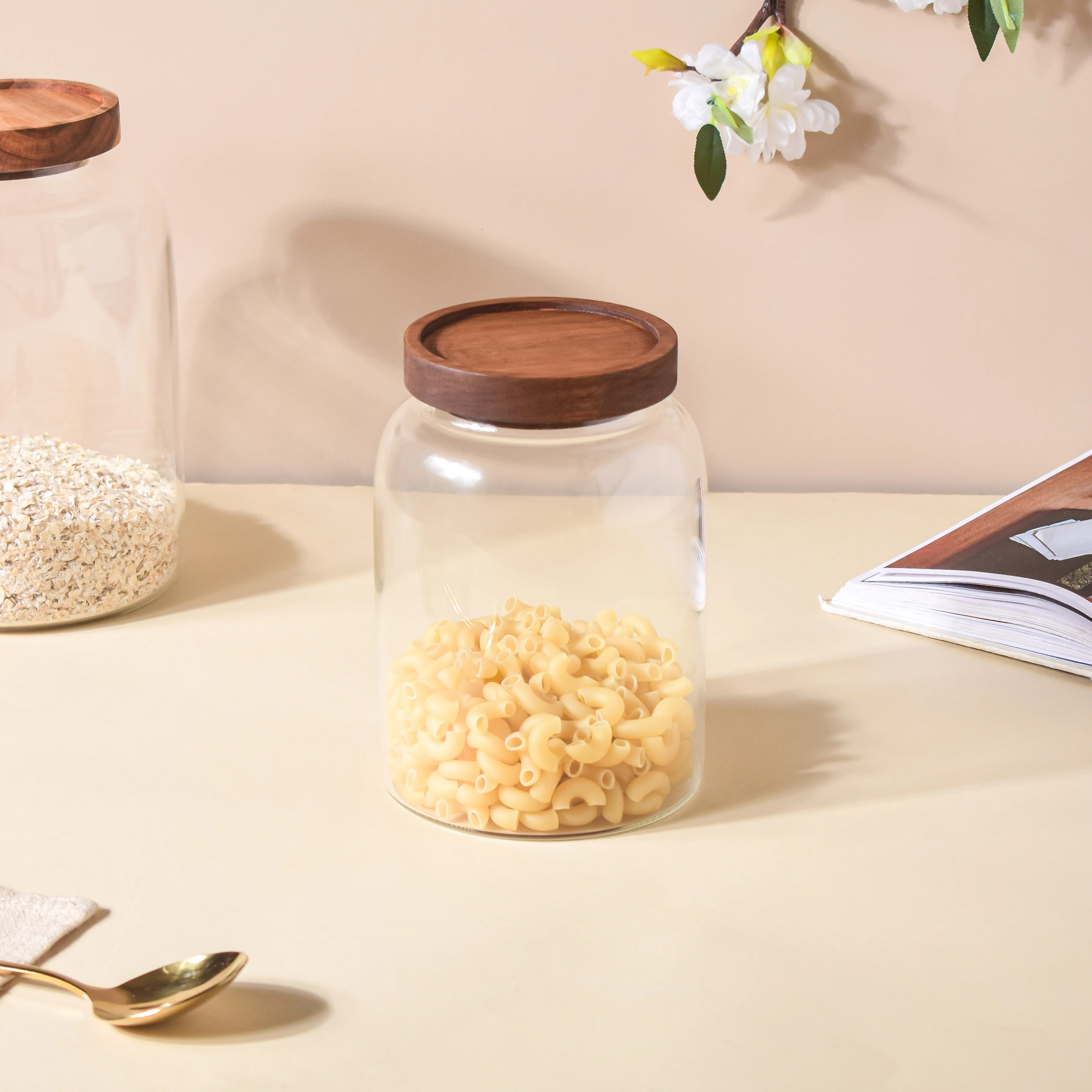 Clear Glass Jar With Lid Small