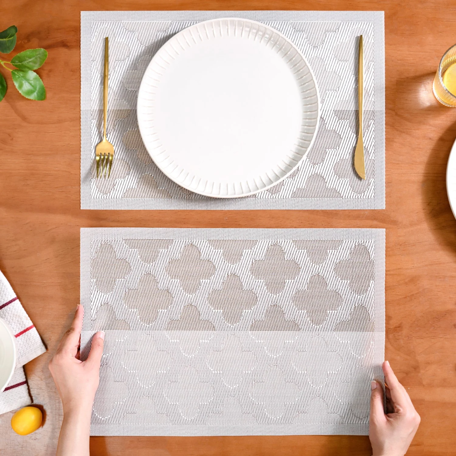 Clover Table Mat Set Of 6 - Image 3
