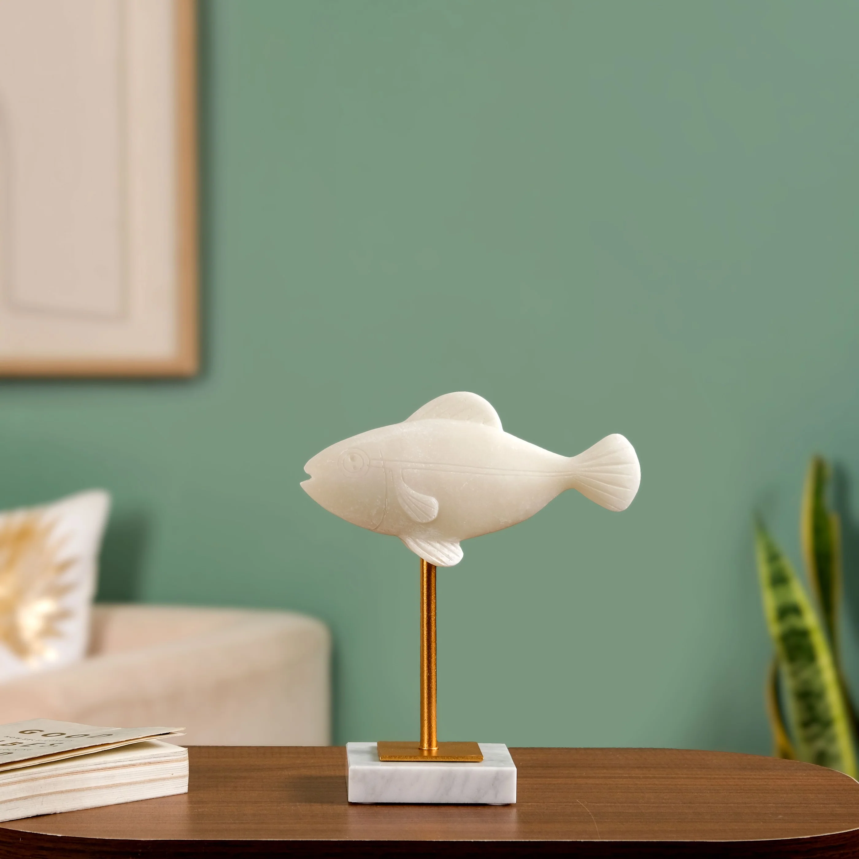 Coastal Fish Sculpture Decor - Image 7