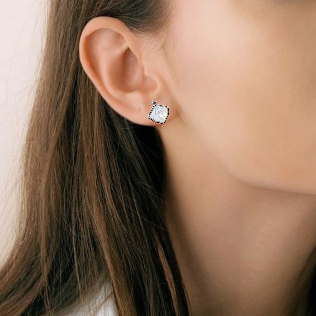 Coastal Treasures Dainty Silver Studs Set Of 3 - Image 5