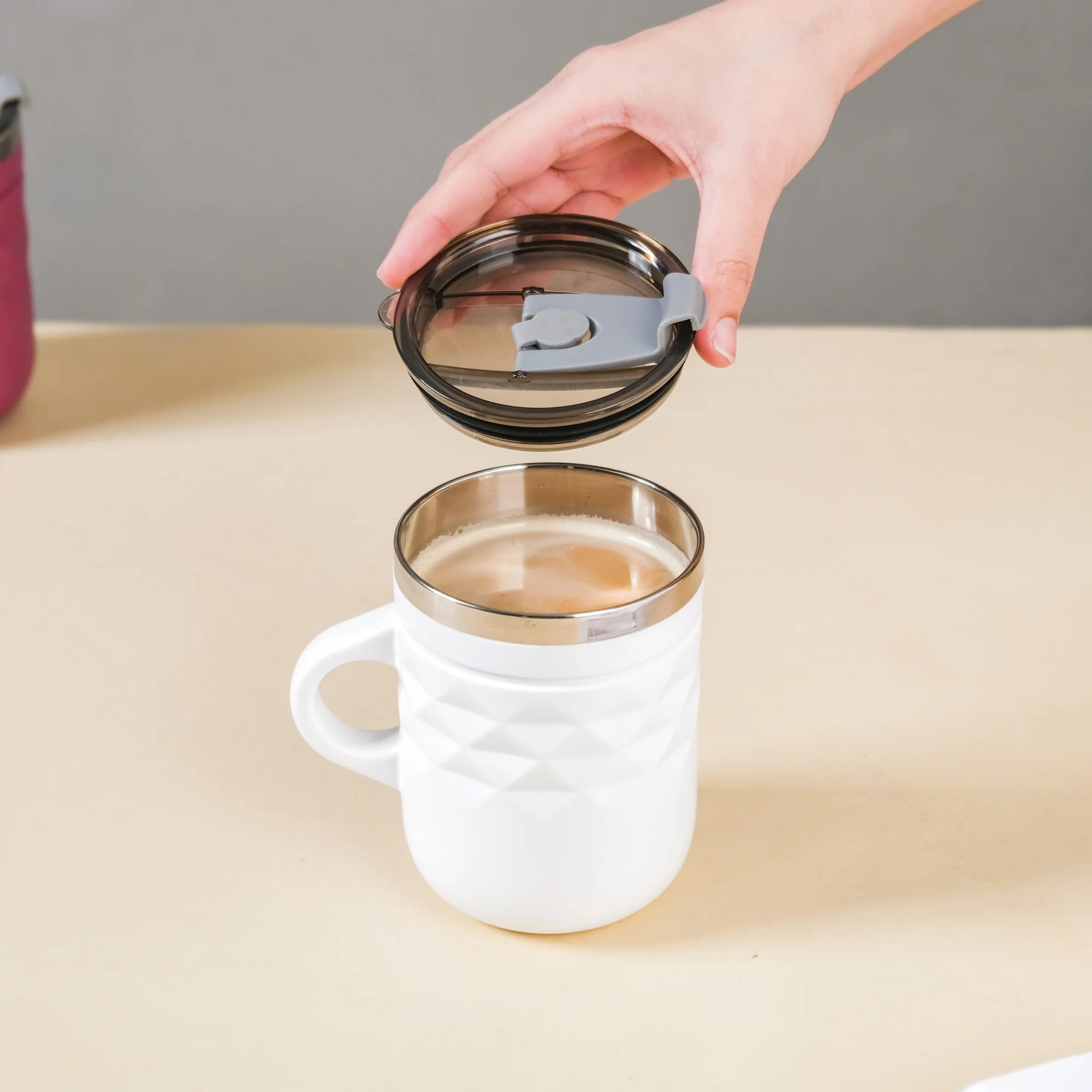 Coffee Mug Set Of 2 White 400ml - Image 12