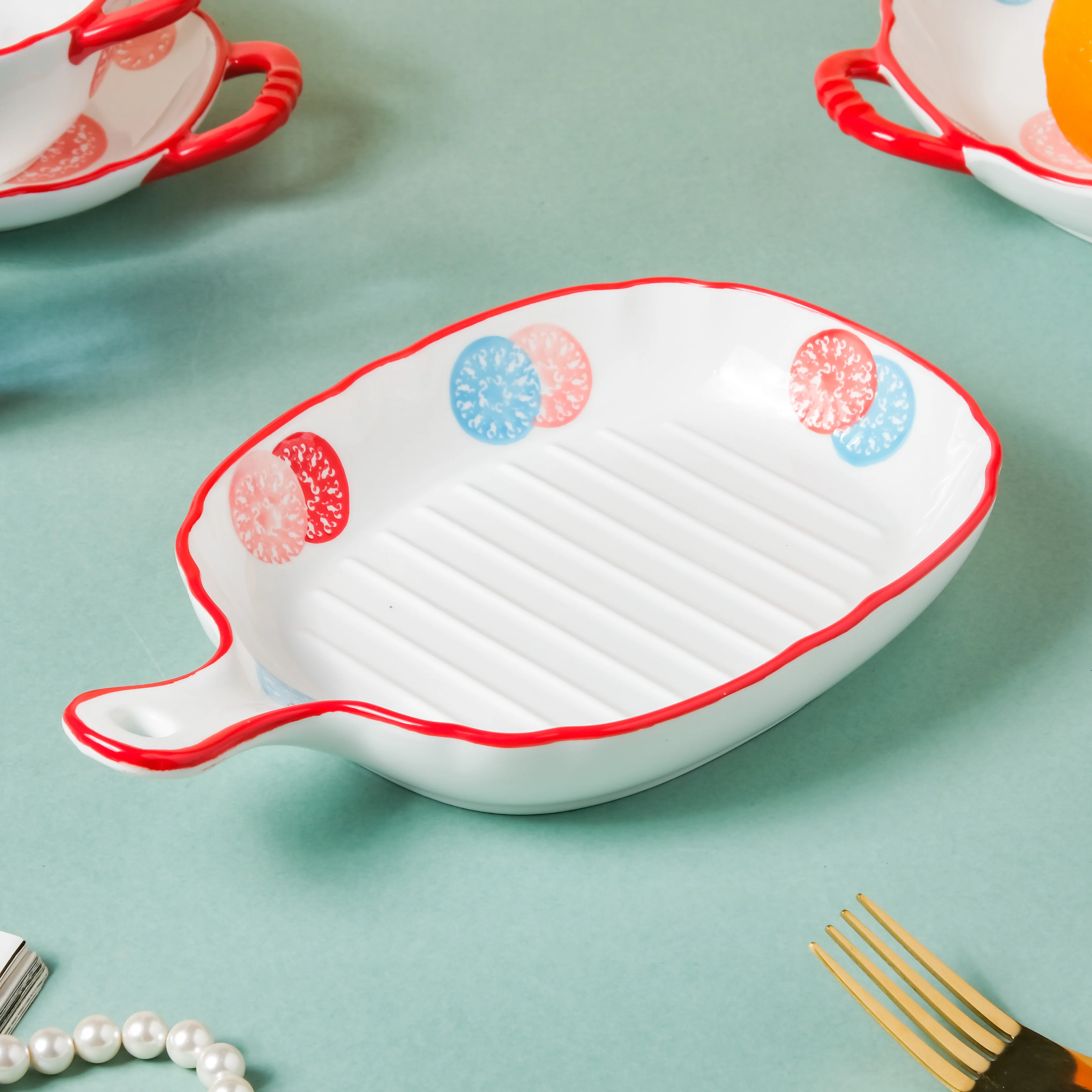 Colorful Bbq Plate