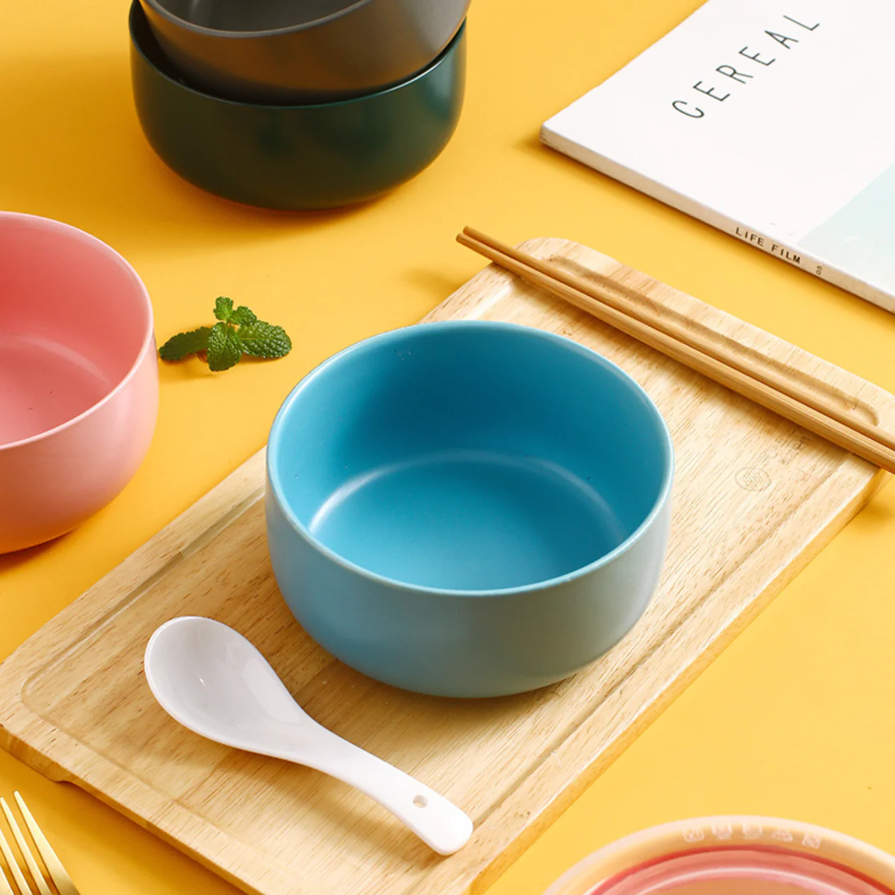 Colorful Bowl With Lid - Image 13