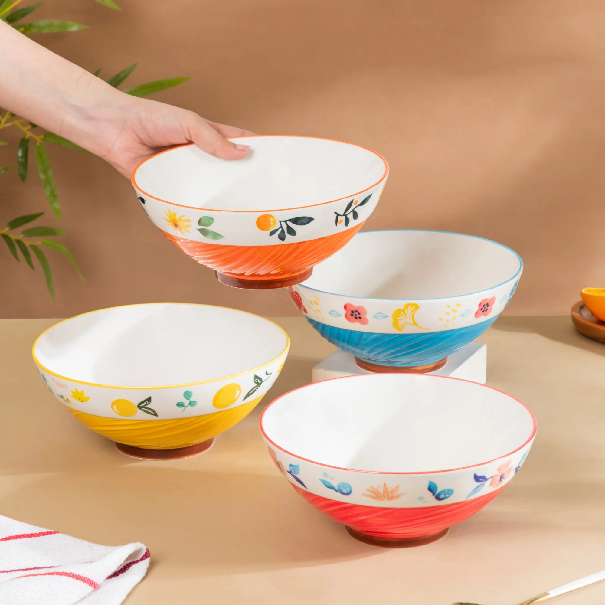 Colorful Serving Bowl - Large - Image 3