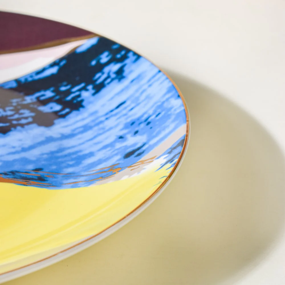 Colourful Ceramic Dinner Plate 10 Inch - Image 5
