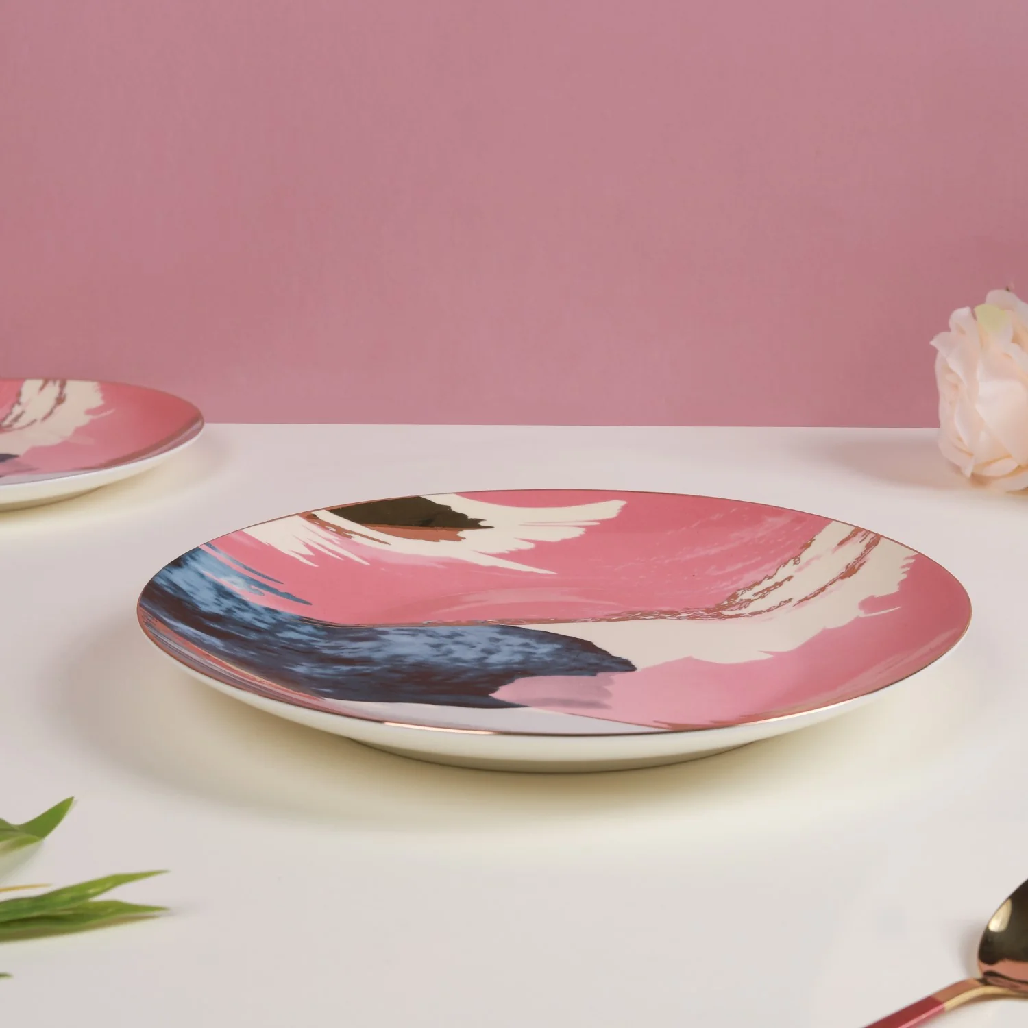 Colourful Plates - Pink - Image 3