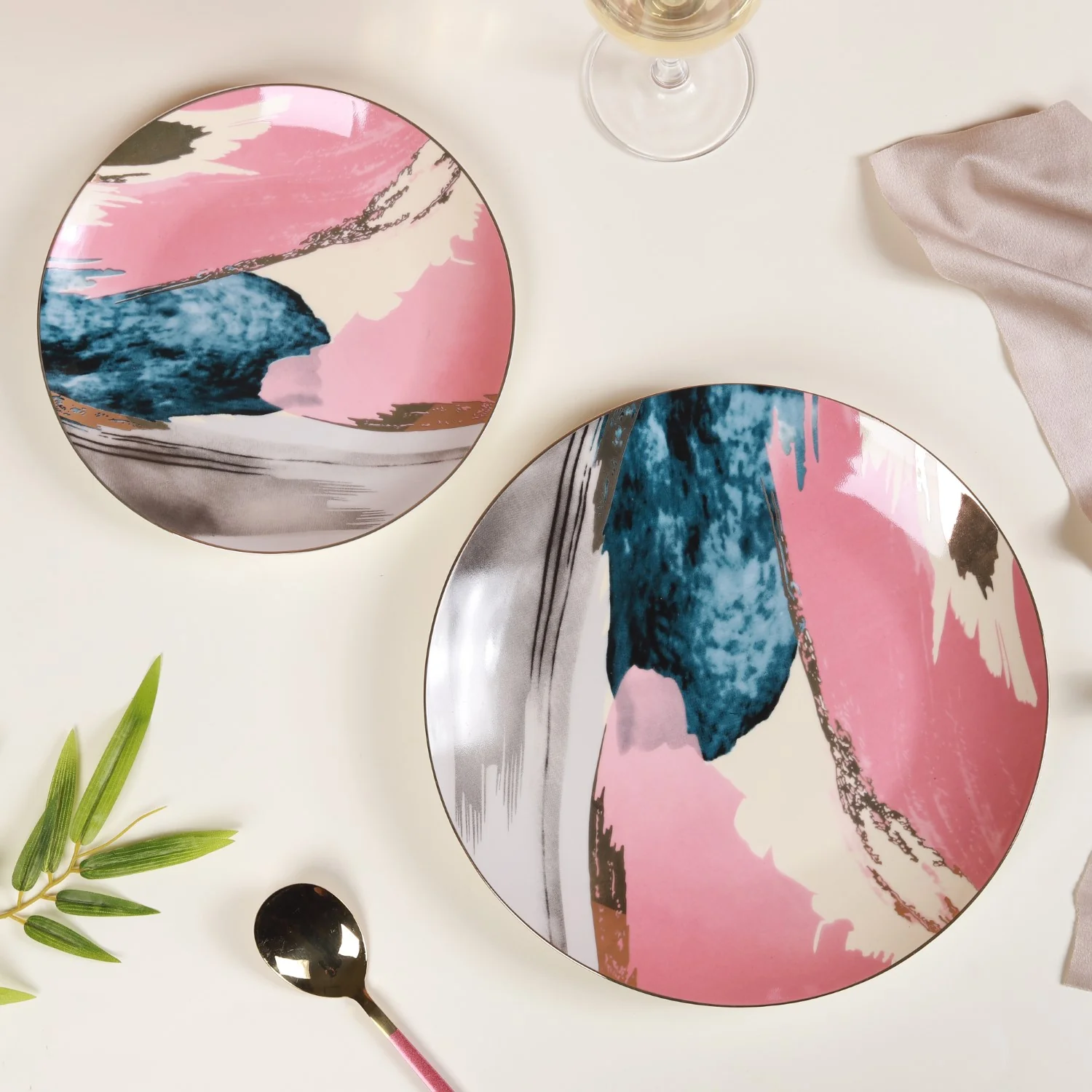 Colourful Plates - Pink - Image 8
