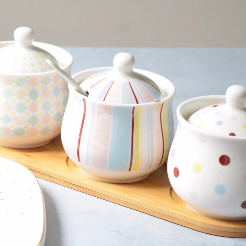 Colourful Spice Jar Set - Image 2