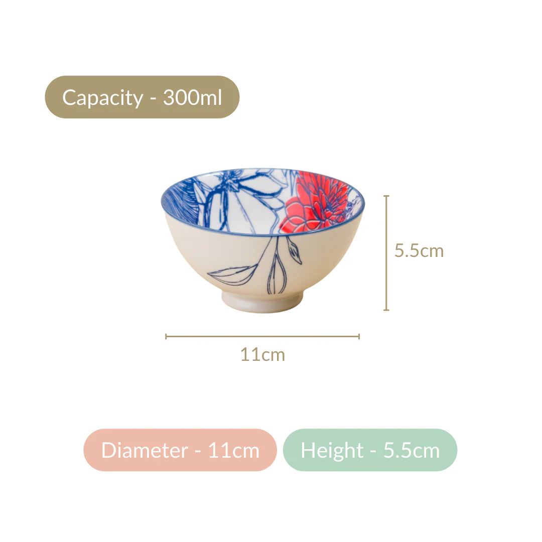 Contemporary Snack Bowls Set Of 4 300ml - Image 5