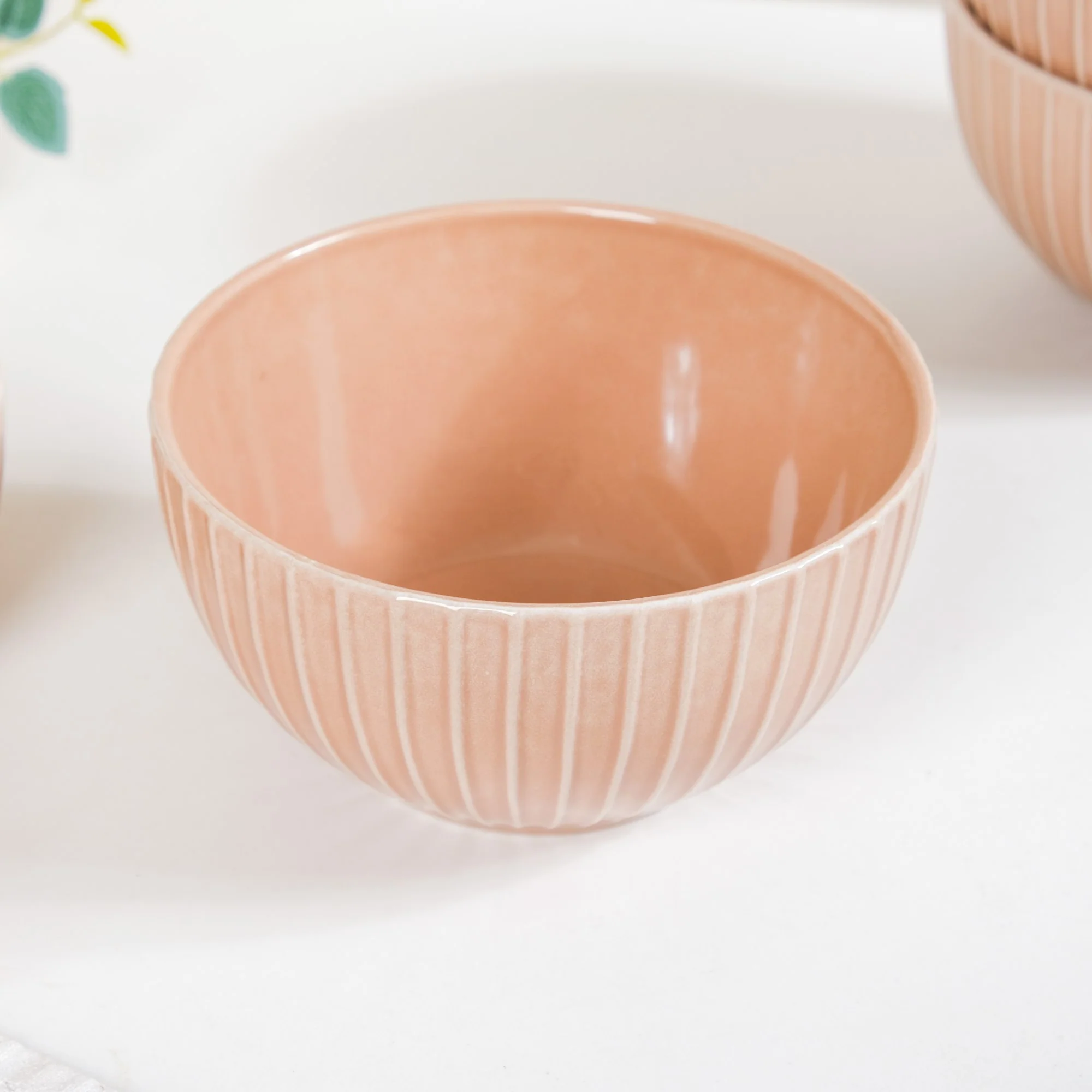 Costola Serving Bowls Set Of 4 Beige 650ml - Image 6