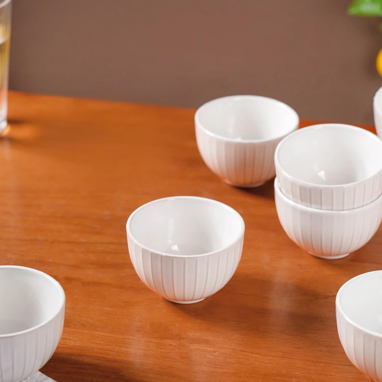 Costola Small Bowl Off White Set Of 6 250ml - Image 3